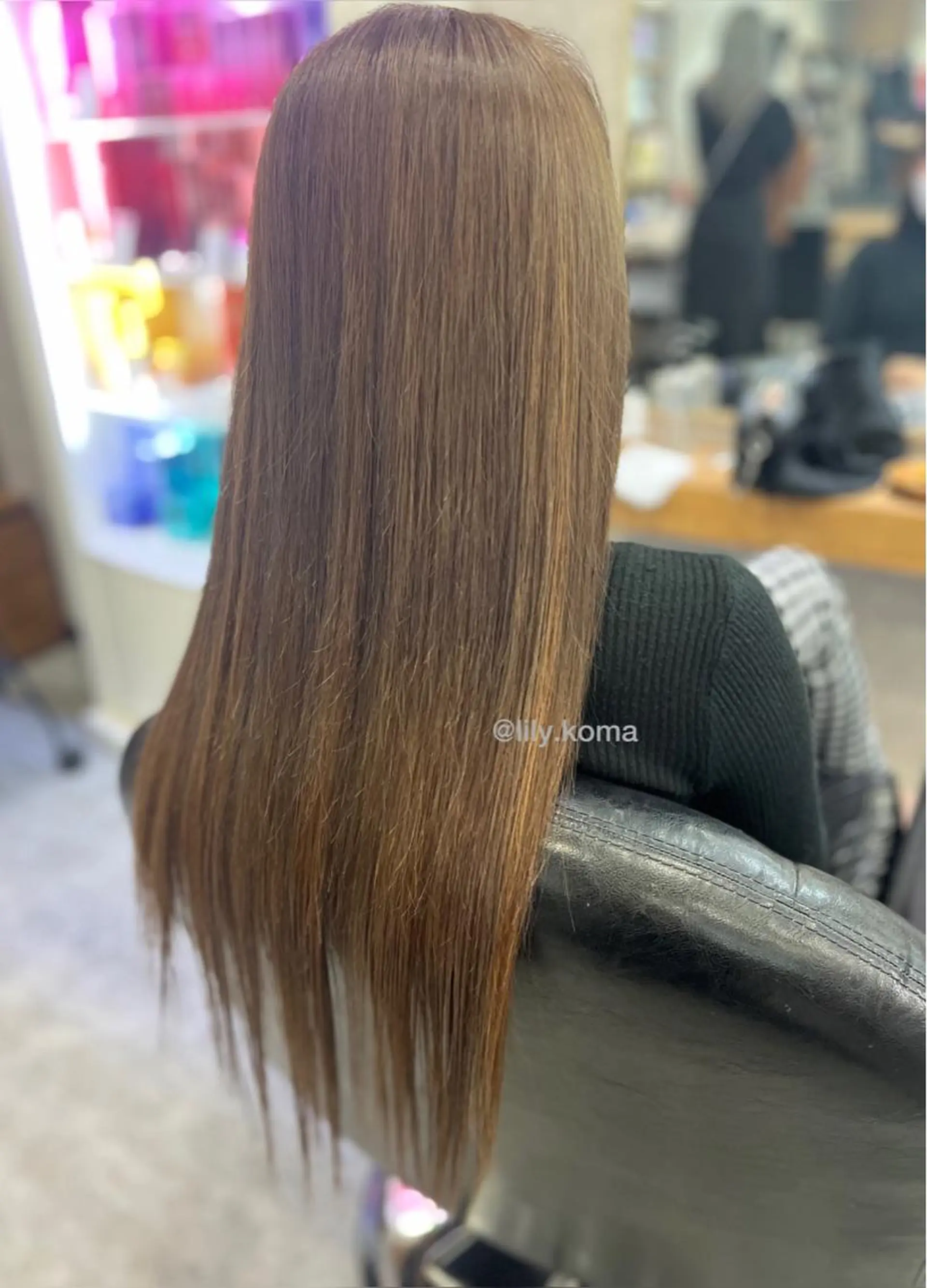 セミロング エクステ 🐥こ ま🐥のヘアスタイル