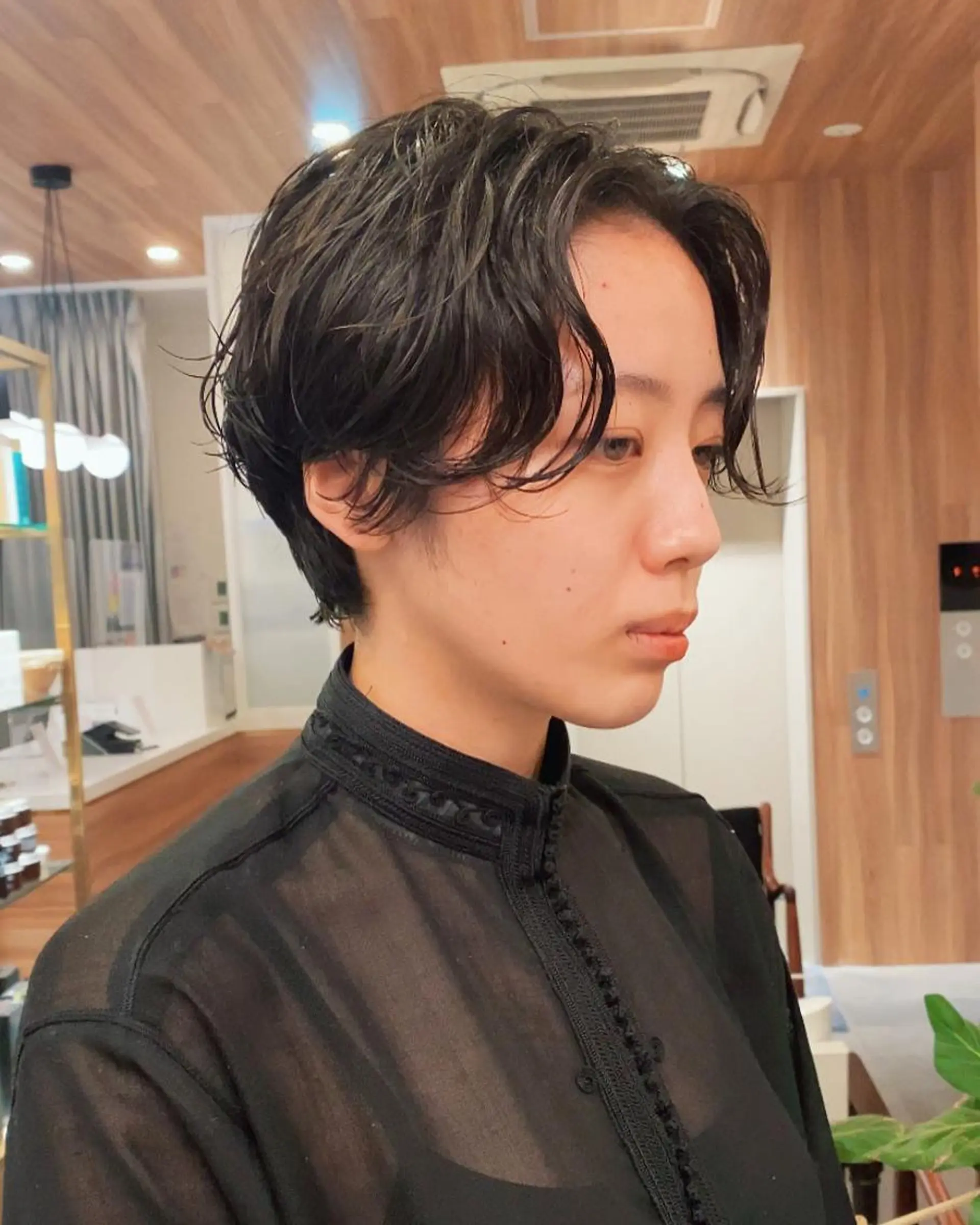 ショート カラー パーマ 🍃服部 雅哉🍃銀座◎のヘアスタイル