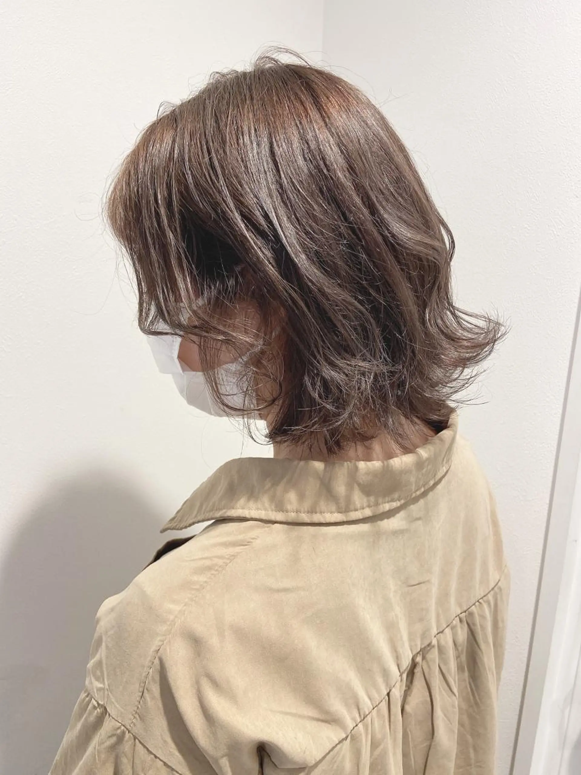 セミロング カラー ヘアアレンジ 💖艶と似合わせ💖 カラーカット💖のヘアスタイル
