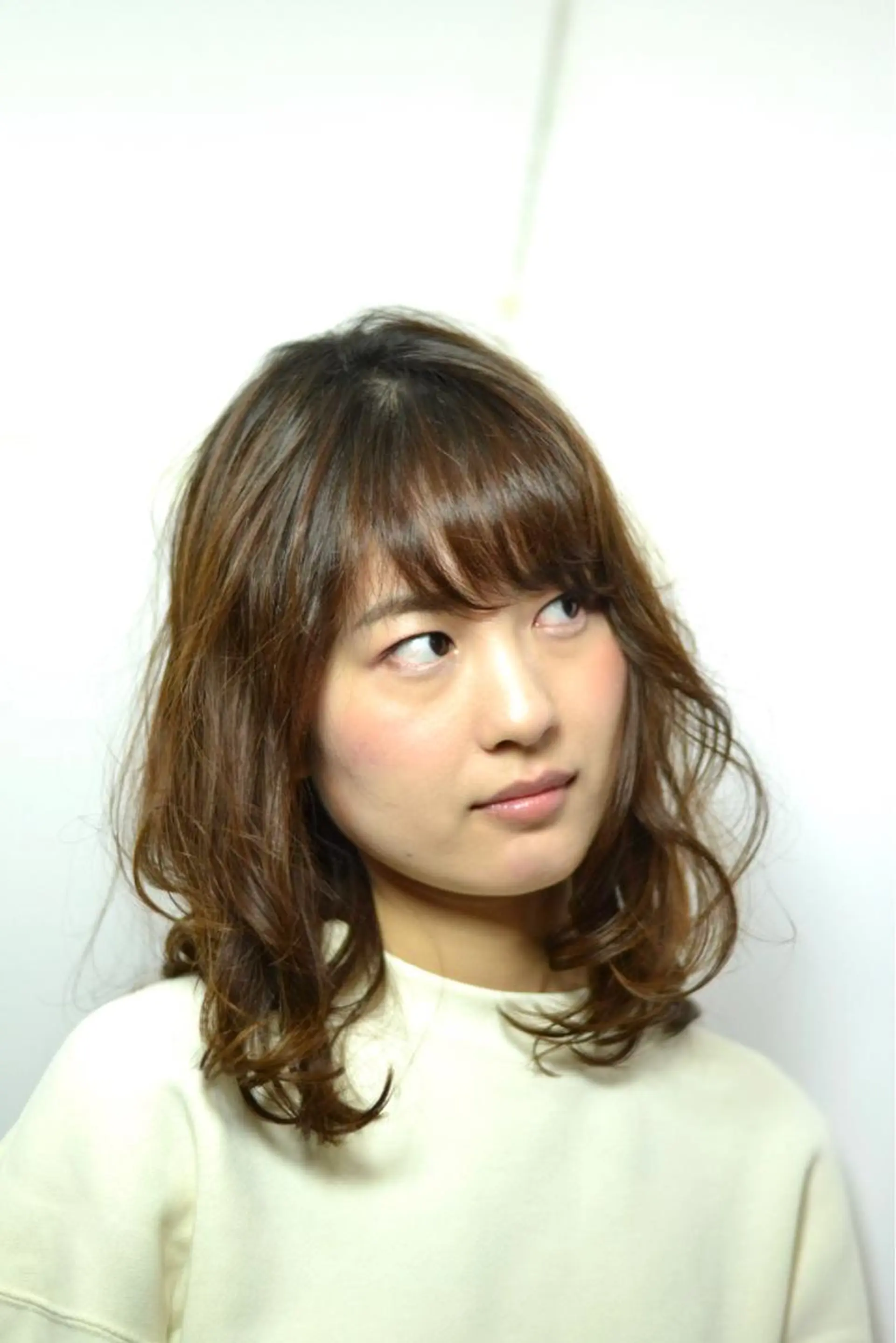 ミディアム カラー 大木 拓瑞のヘアスタイル