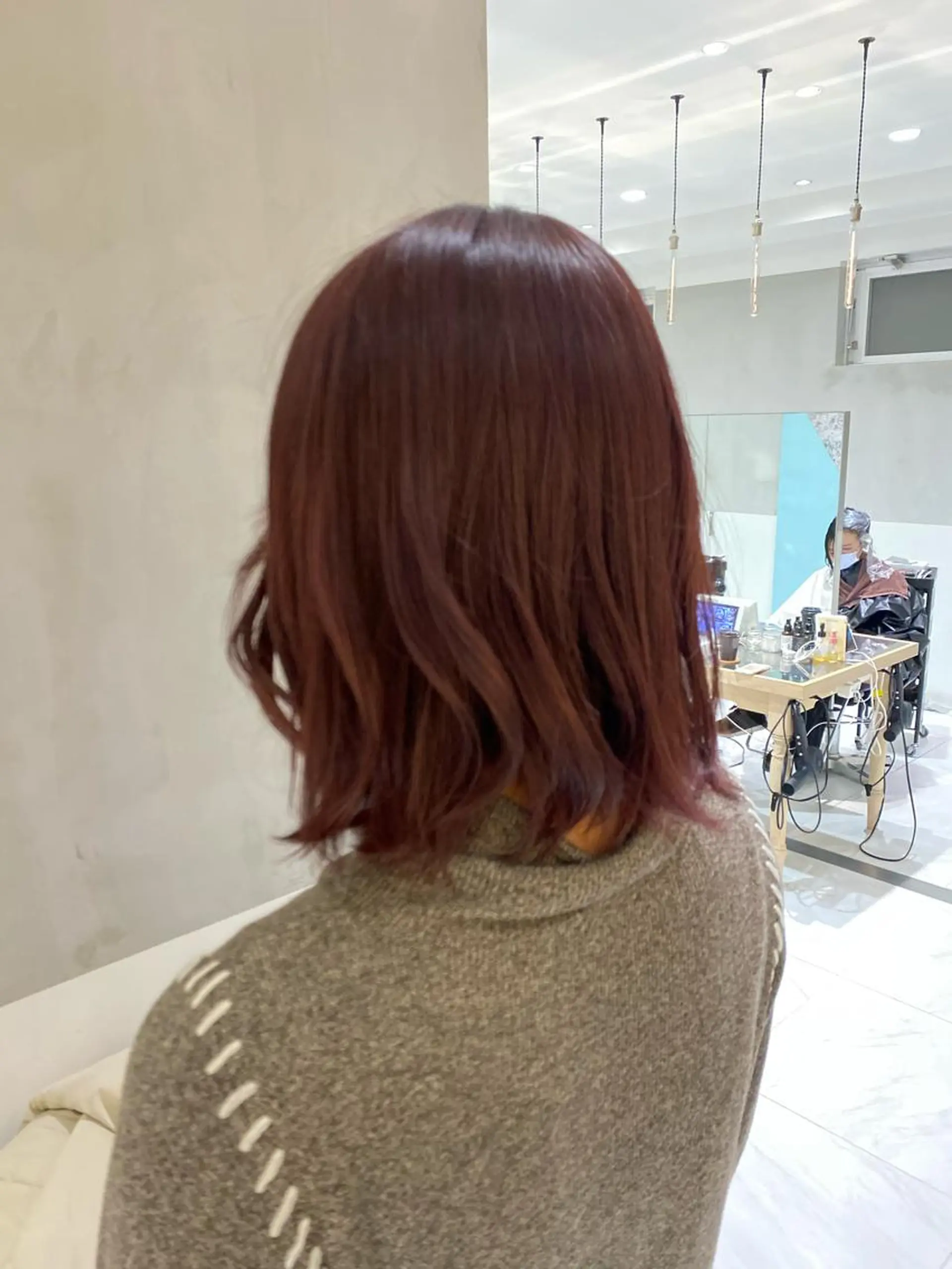 ミディアム カラー ナチュラル/韓国💎 haruka 💎のヘアスタイル