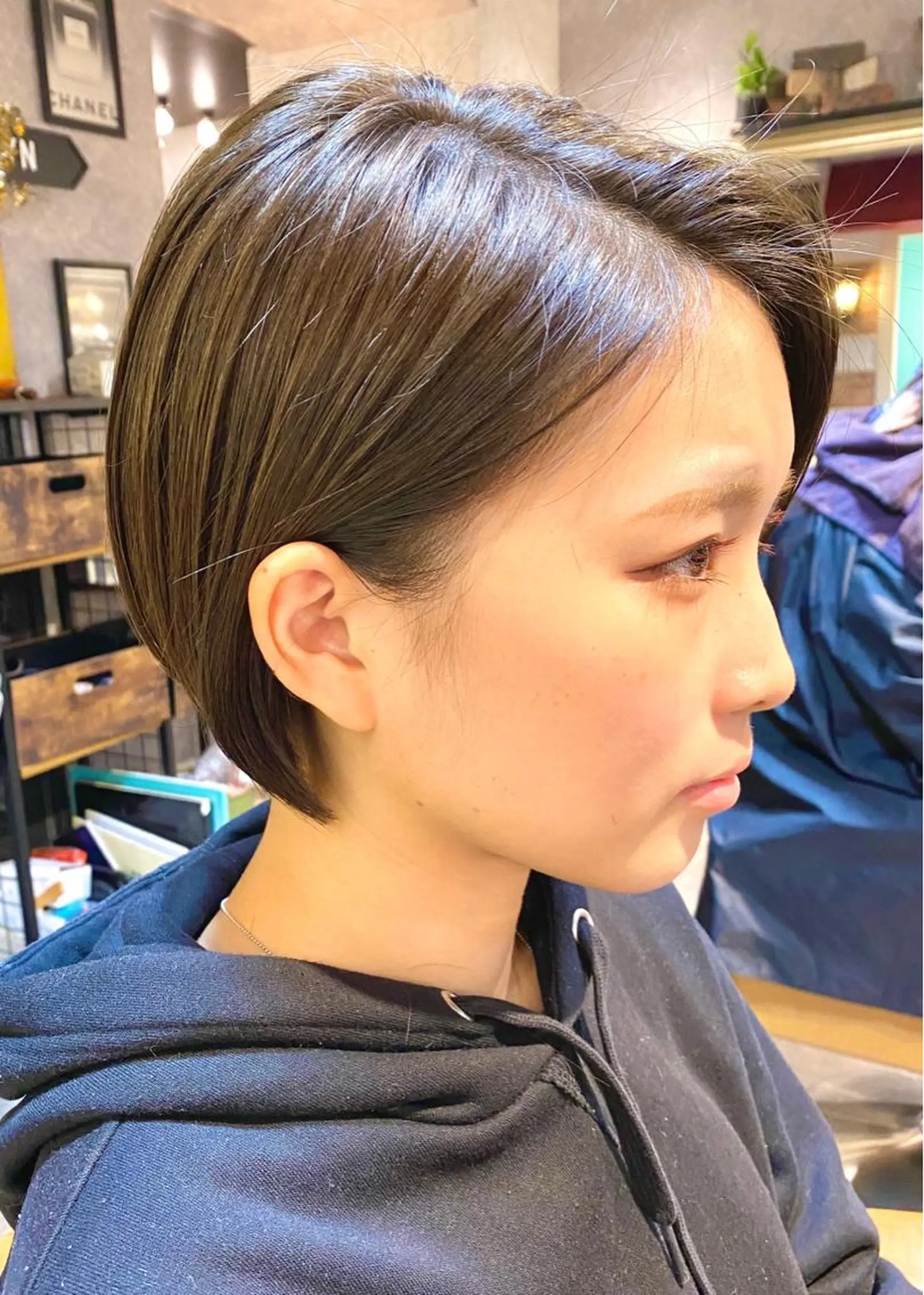 ショート カラー ボブ Lond re Maison.原宿のヘアスタイル