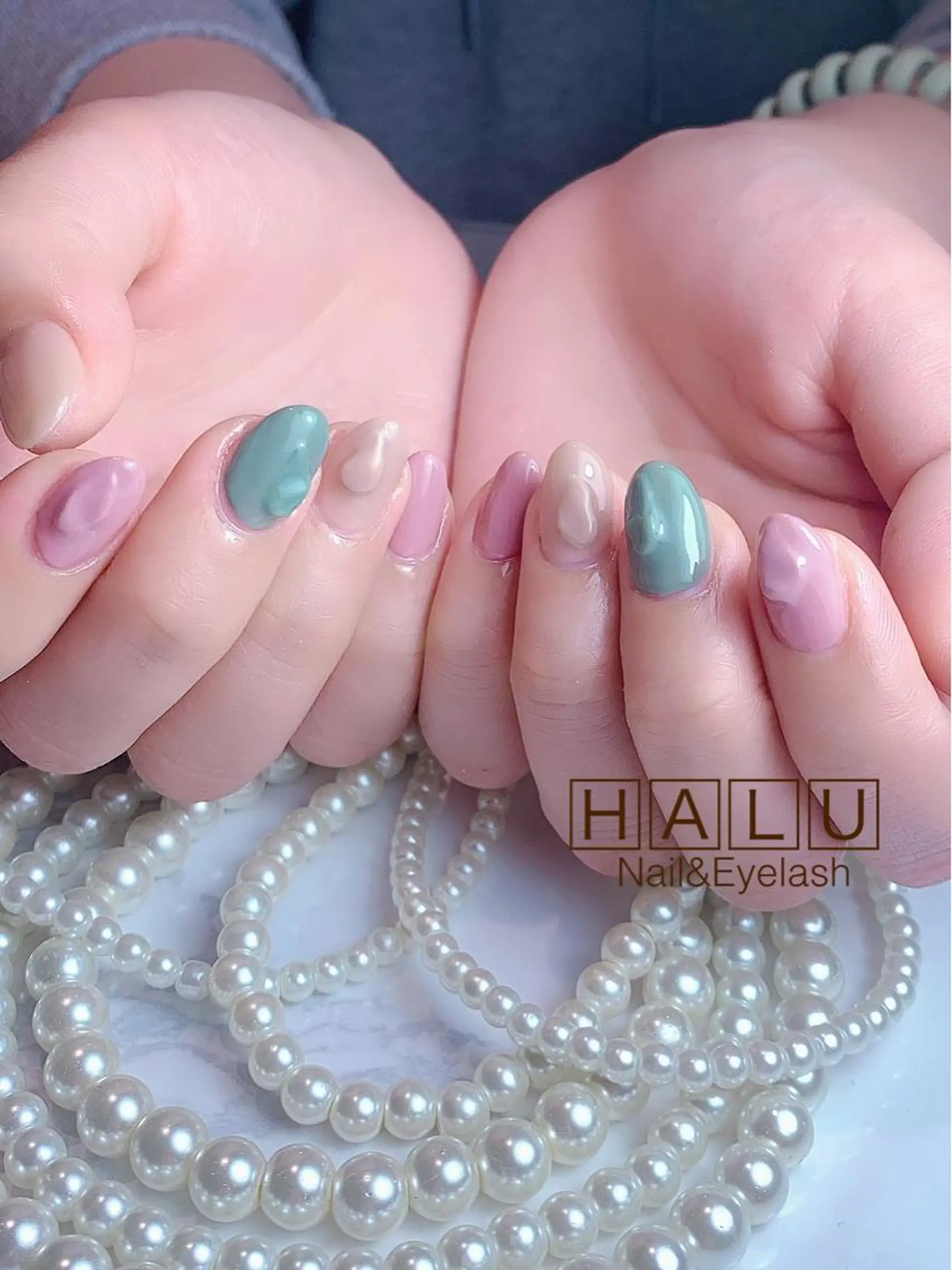 ネイル 春ネイル HALU ハルのネイルデザイン