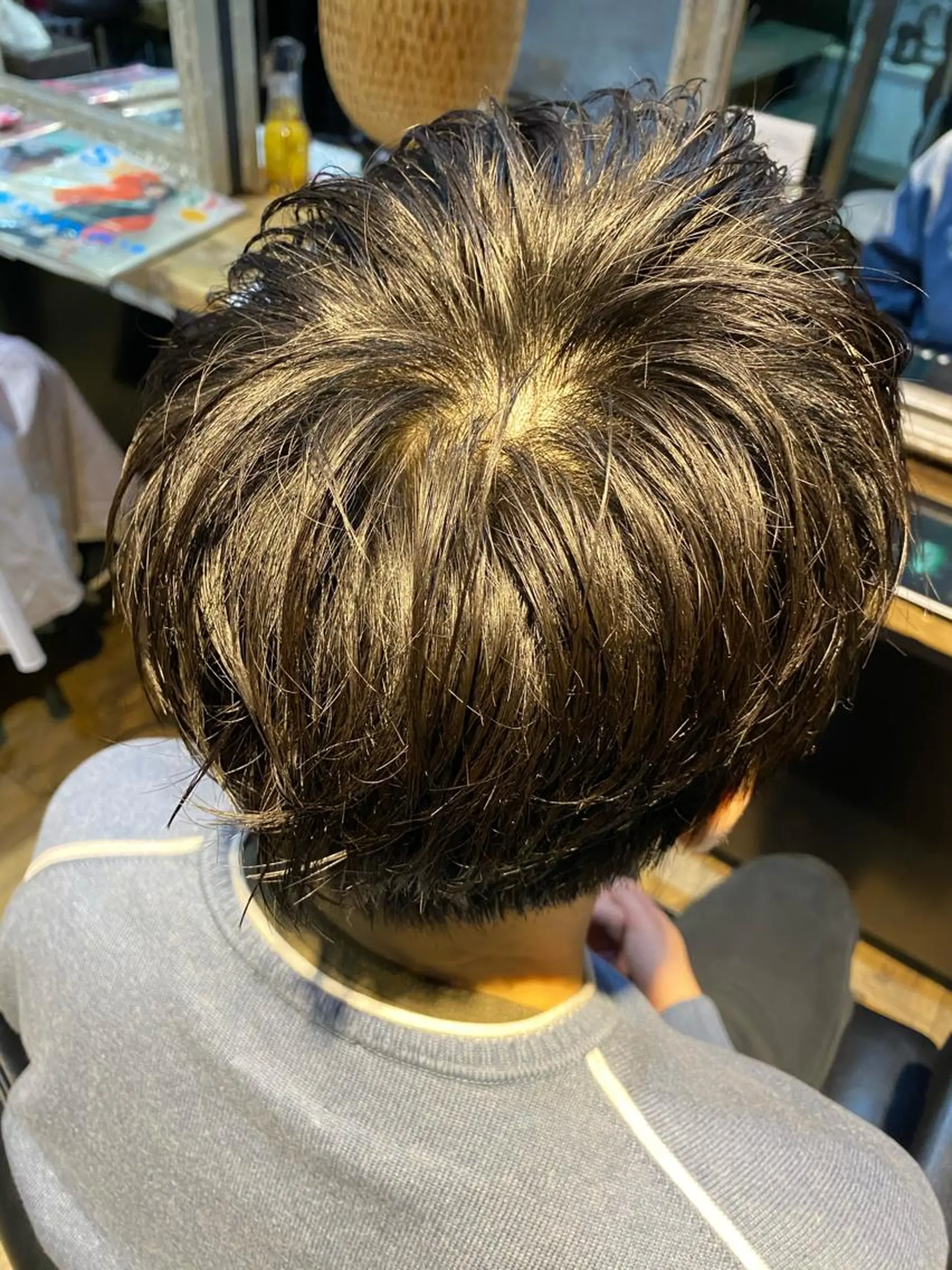 メンズ 美髪/髪質改善 レイヤー/透けカラーのヘアスタイル