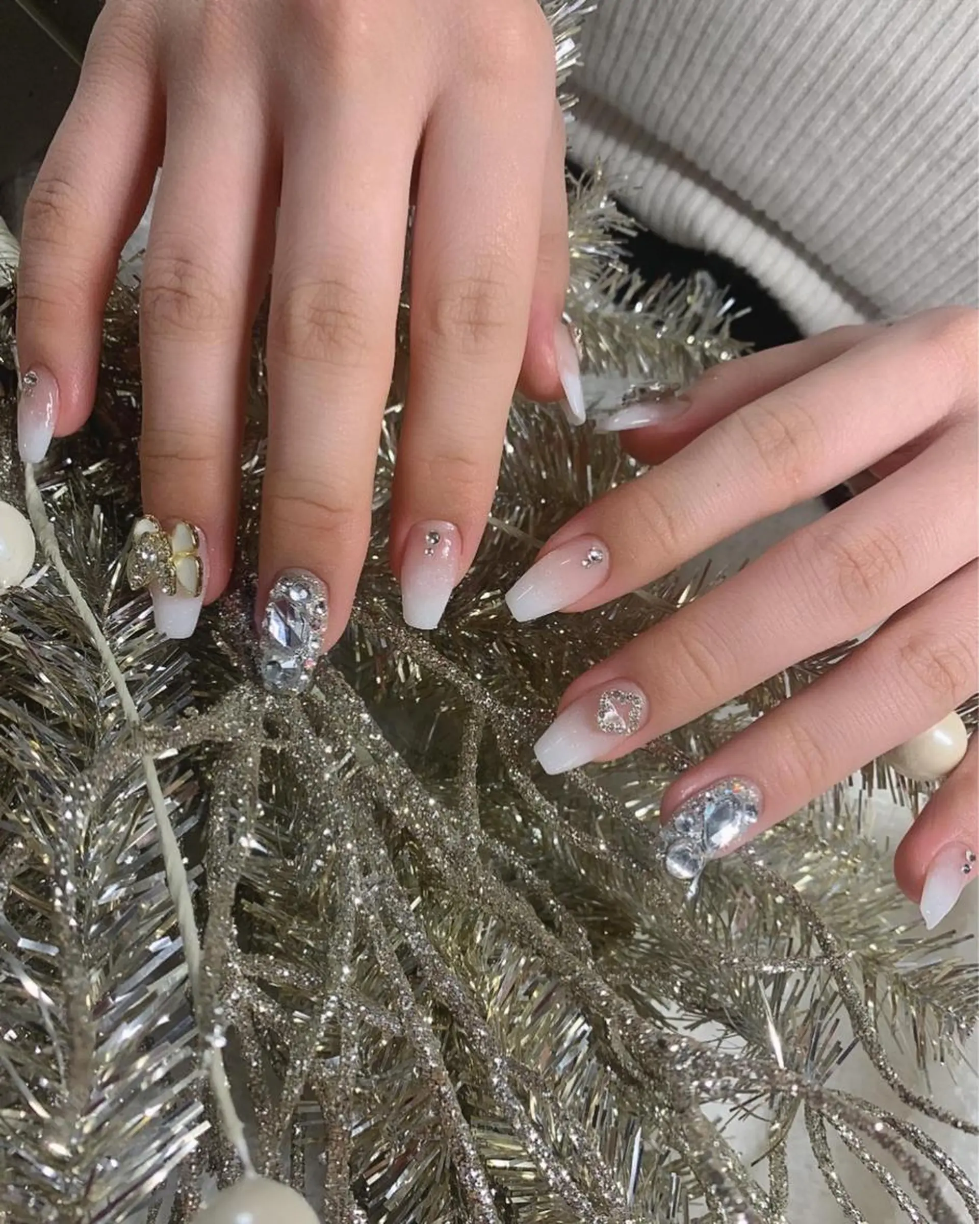 ネイル 長さ出し 韓国ネイル スカルプネイル *･*MIMnail 1号店･*:･*のネイルデザイン
