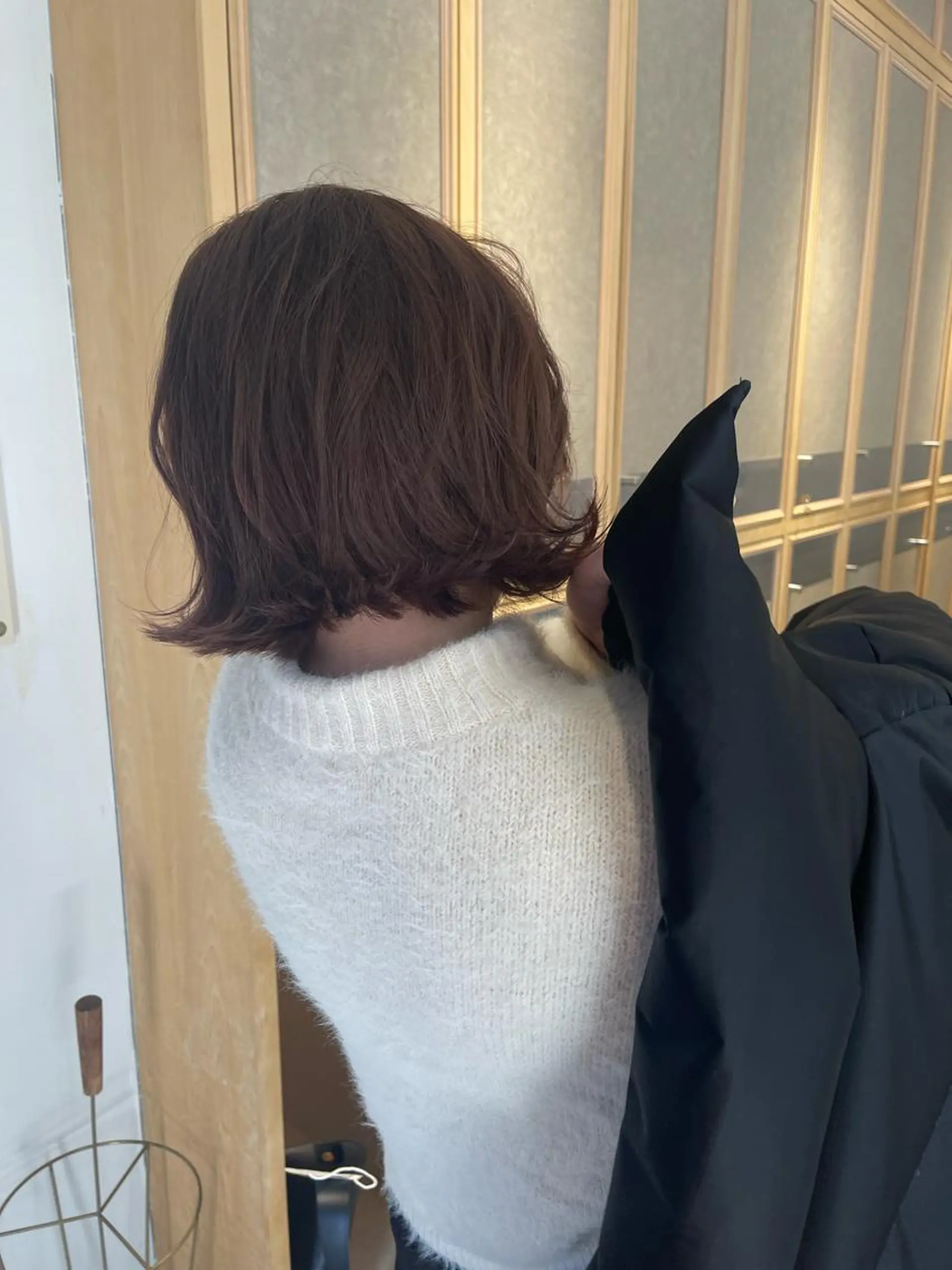 ミディアム カラー ベージュカラー ブラウンカラー ブラウンベージュ ラベンダー/レイヤー スタイル🤎mamiのヘアスタイル