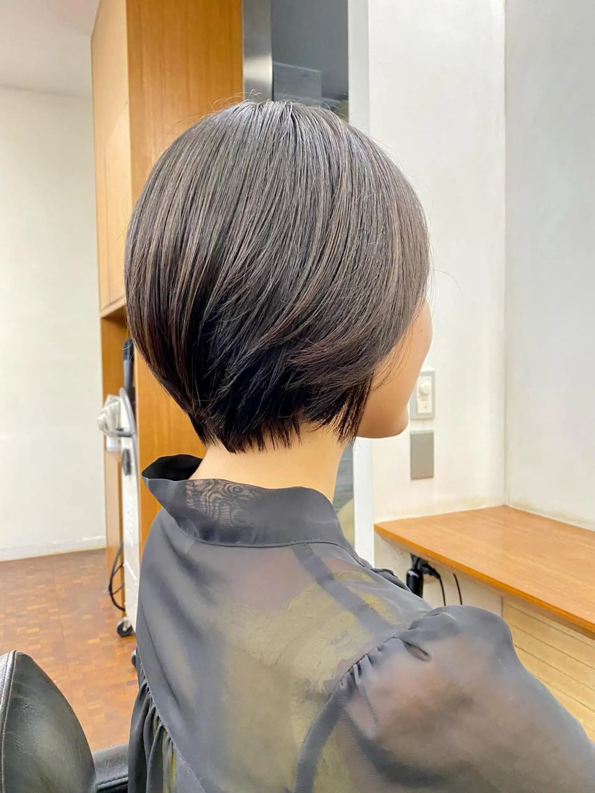 ショート 似合わせレイヤー/ ニュアンスパーマ高倉のヘアスタイル