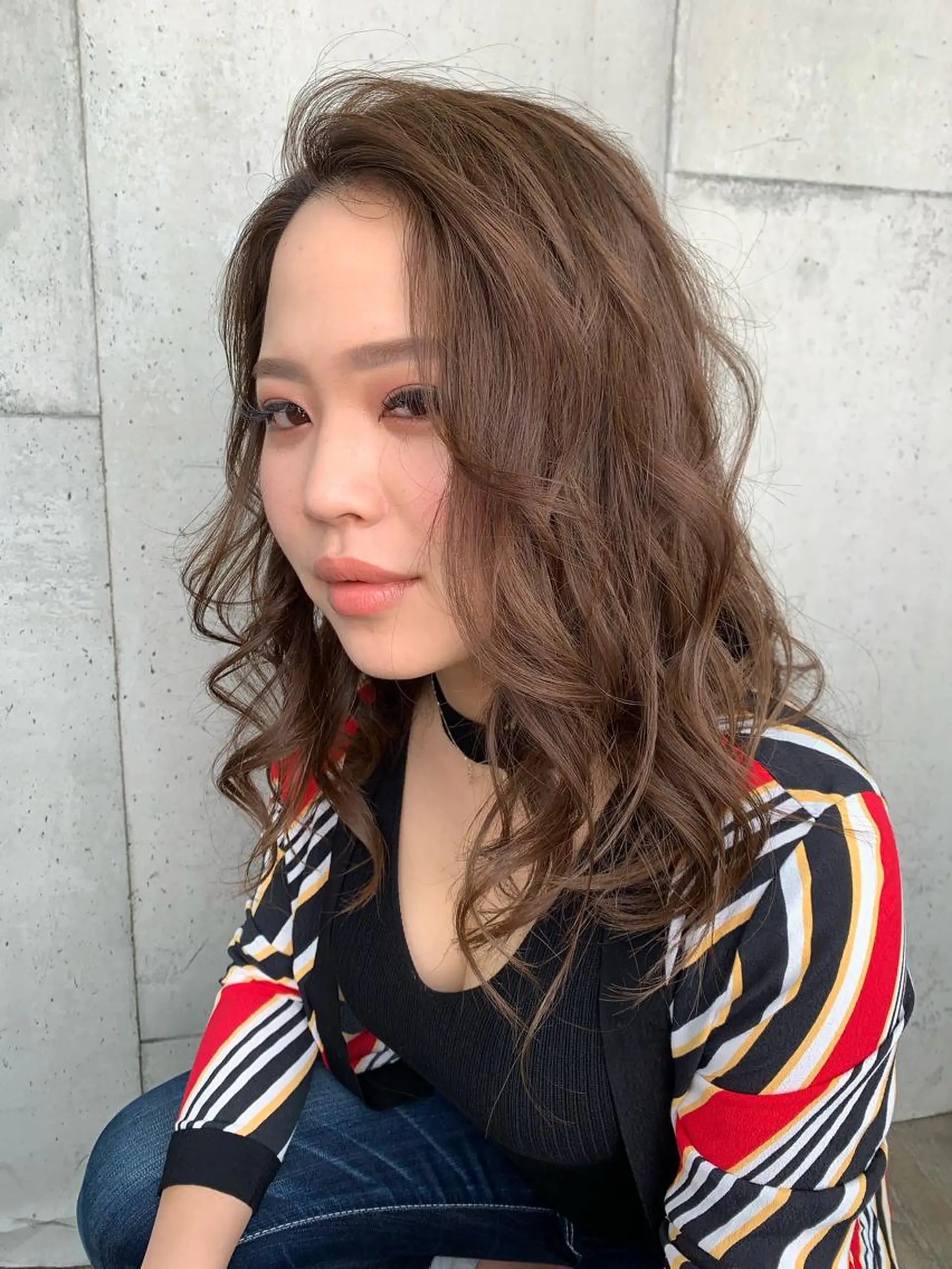 ミディアム カラー ヘアアレンジ Mikuri 【Little】のヘアスタイル