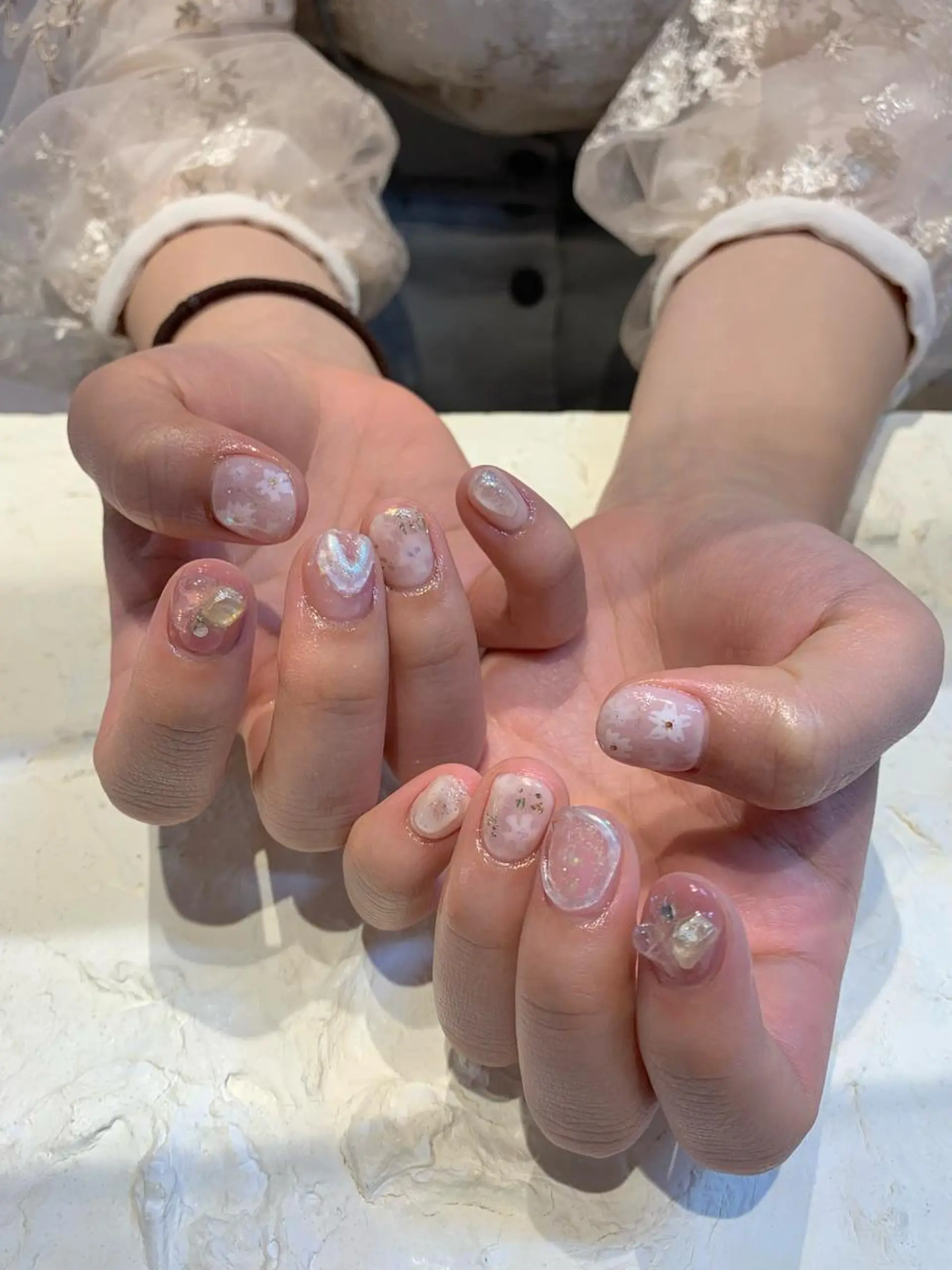 ネイル 桜ネイル マキノ ユイのネイルデザイン