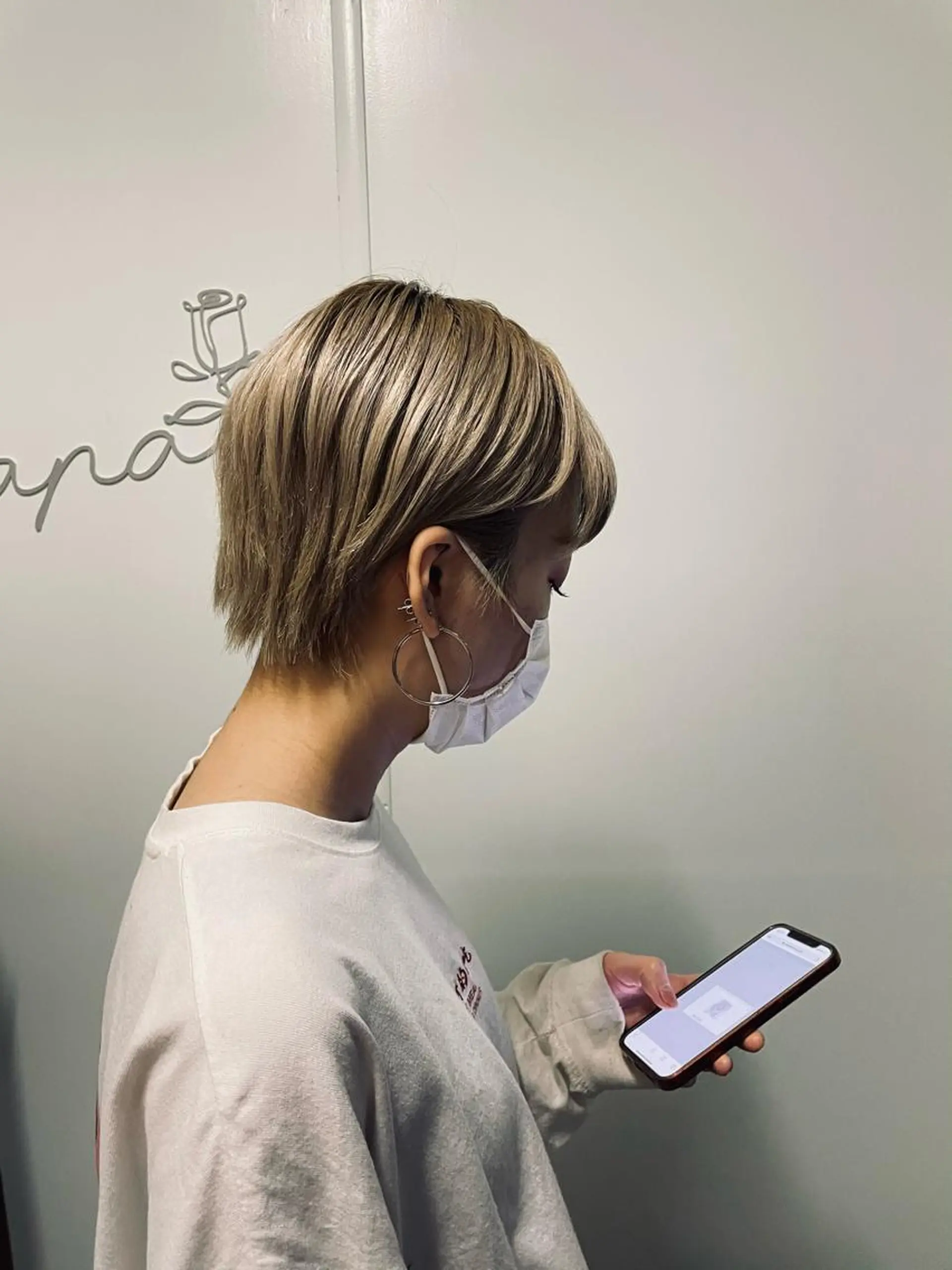 カラー 顔まわり/W カラー/リョウのヘアスタイル