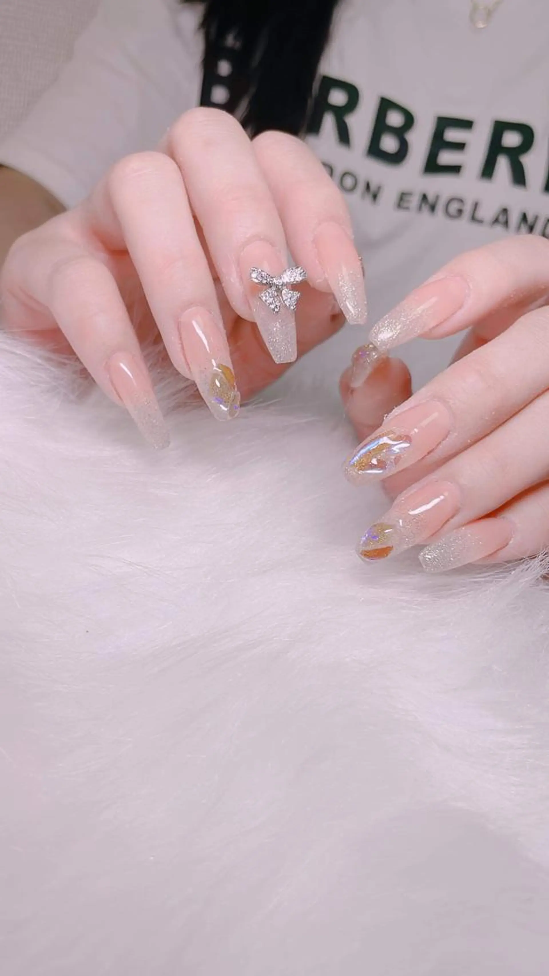 カラー ネイル フレンチネイル ジェルネイル 韓国ネイル マグネットネイル 持ち込み Anh 高田馬場のネイルデザイン