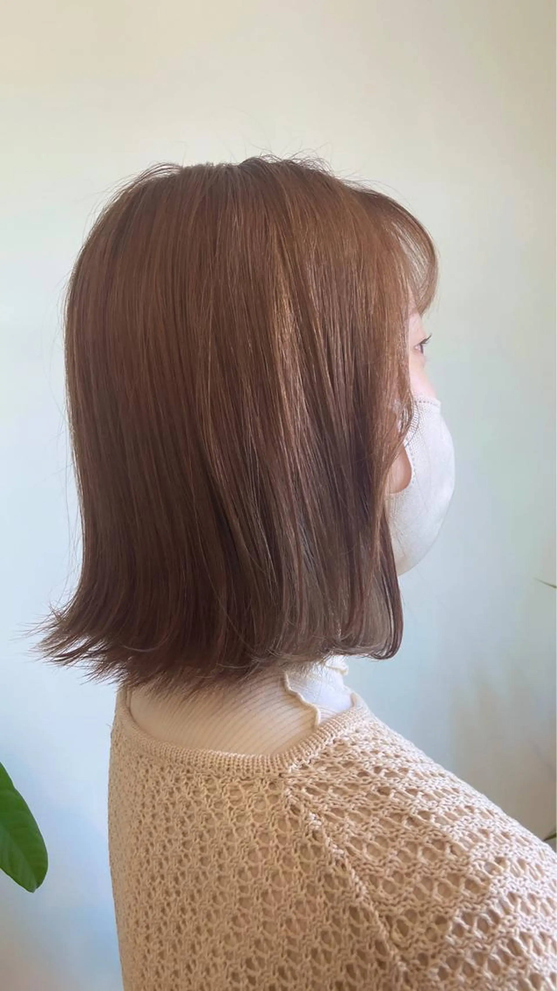 ミディアム カラー ブリーチ 透明感カラー ブリーチなしカラー 小島 千夏のヘアスタイル