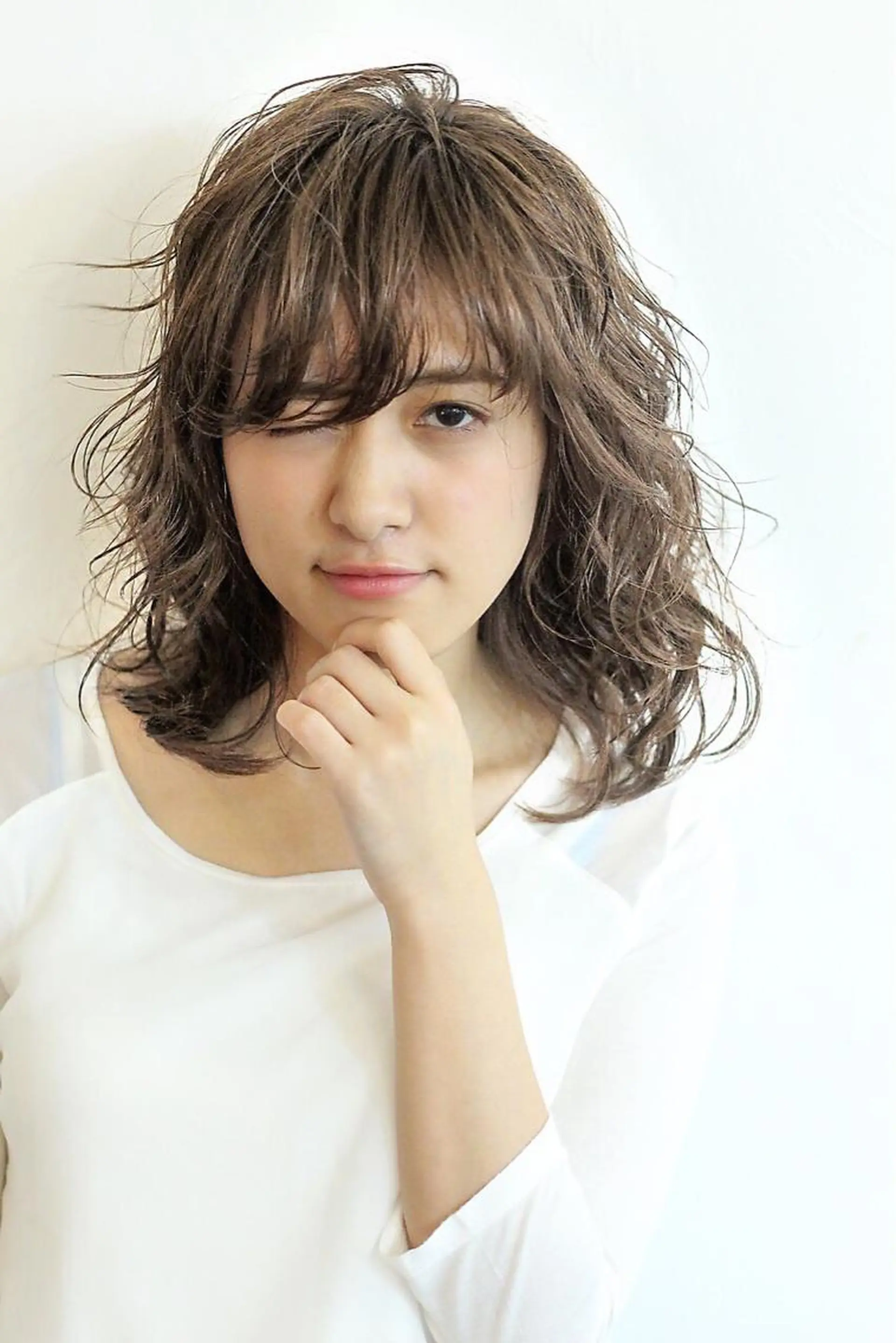 ミディアム カラー カット ヘアカラー パーマ est hair Ameri 松戸西口店所属・est  店長 ✂︎高橋✂︎のヘアスタイル