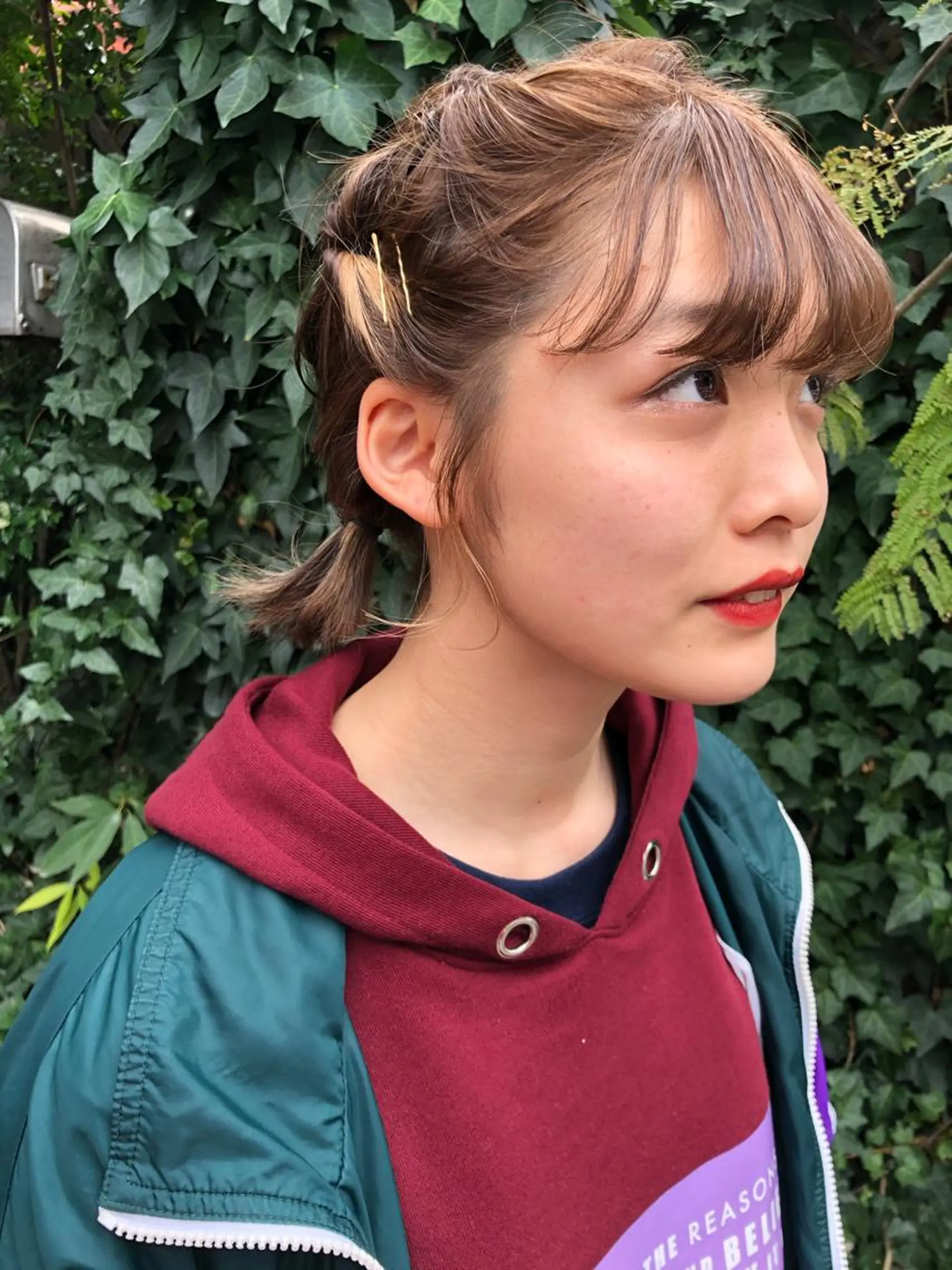 ミディアム カラー ヘアアレンジ eri kinjoのヘアスタイル