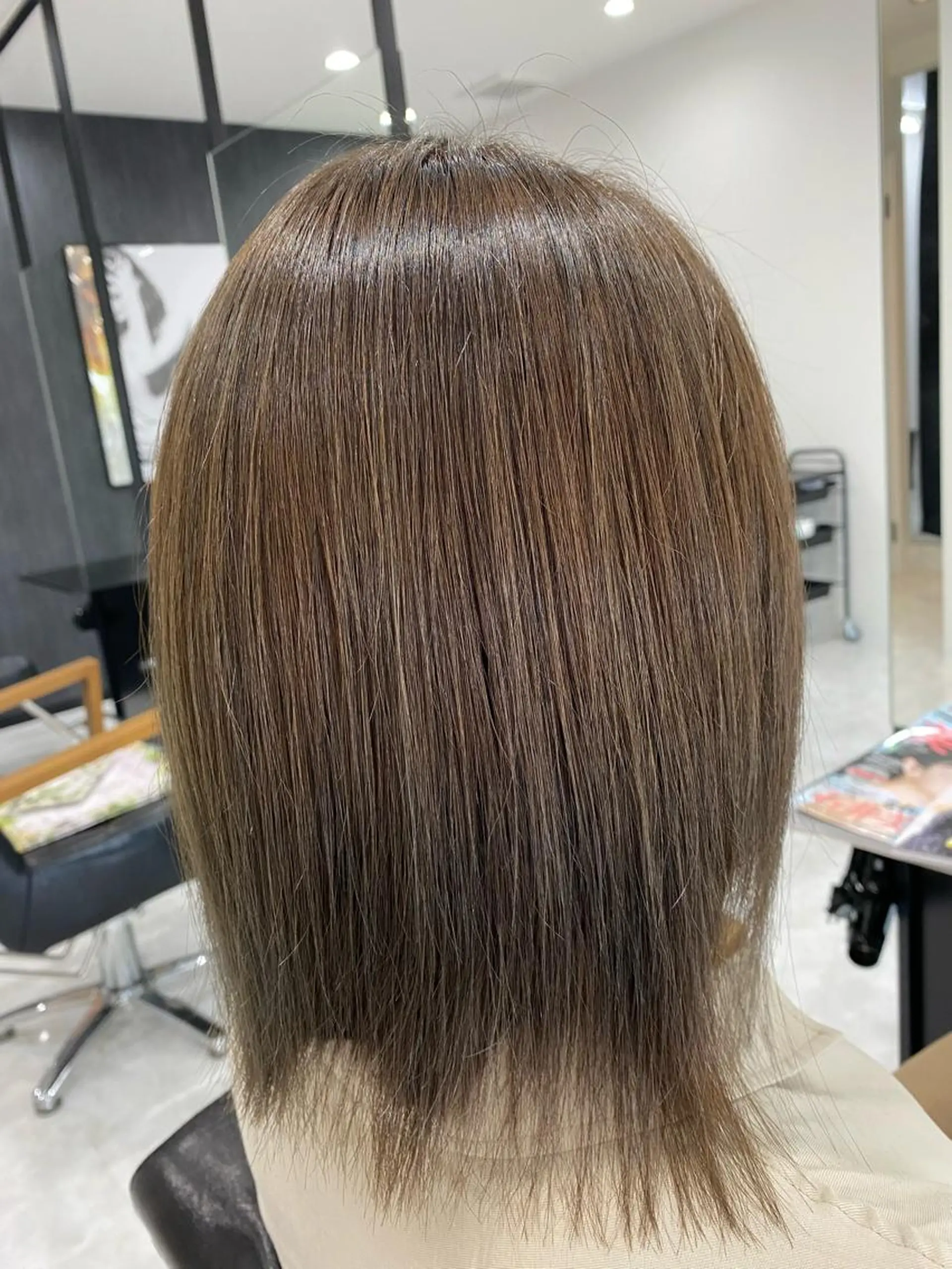ミディアム アッシュ 透明感カラー🕊️✨ Mayu🦮🩶のヘアスタイル
