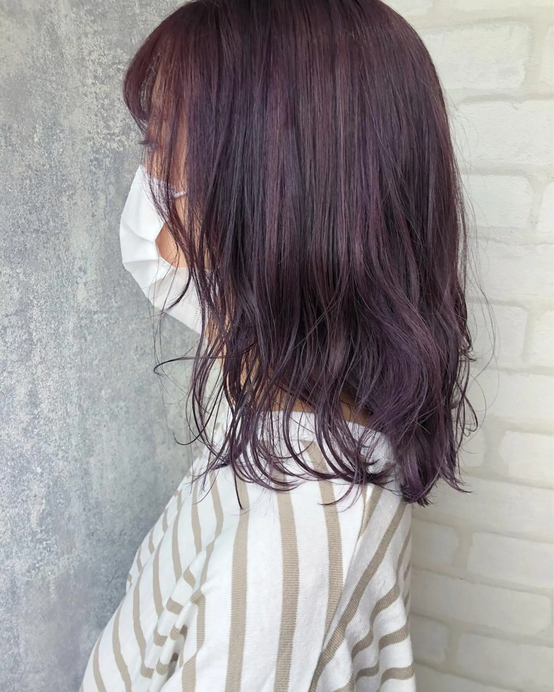 カラー アッシュ ラベンダーカラー ラベンダーアッシュ レイヤー/ボブ/ 顔周り/yukinaのヘアスタイル