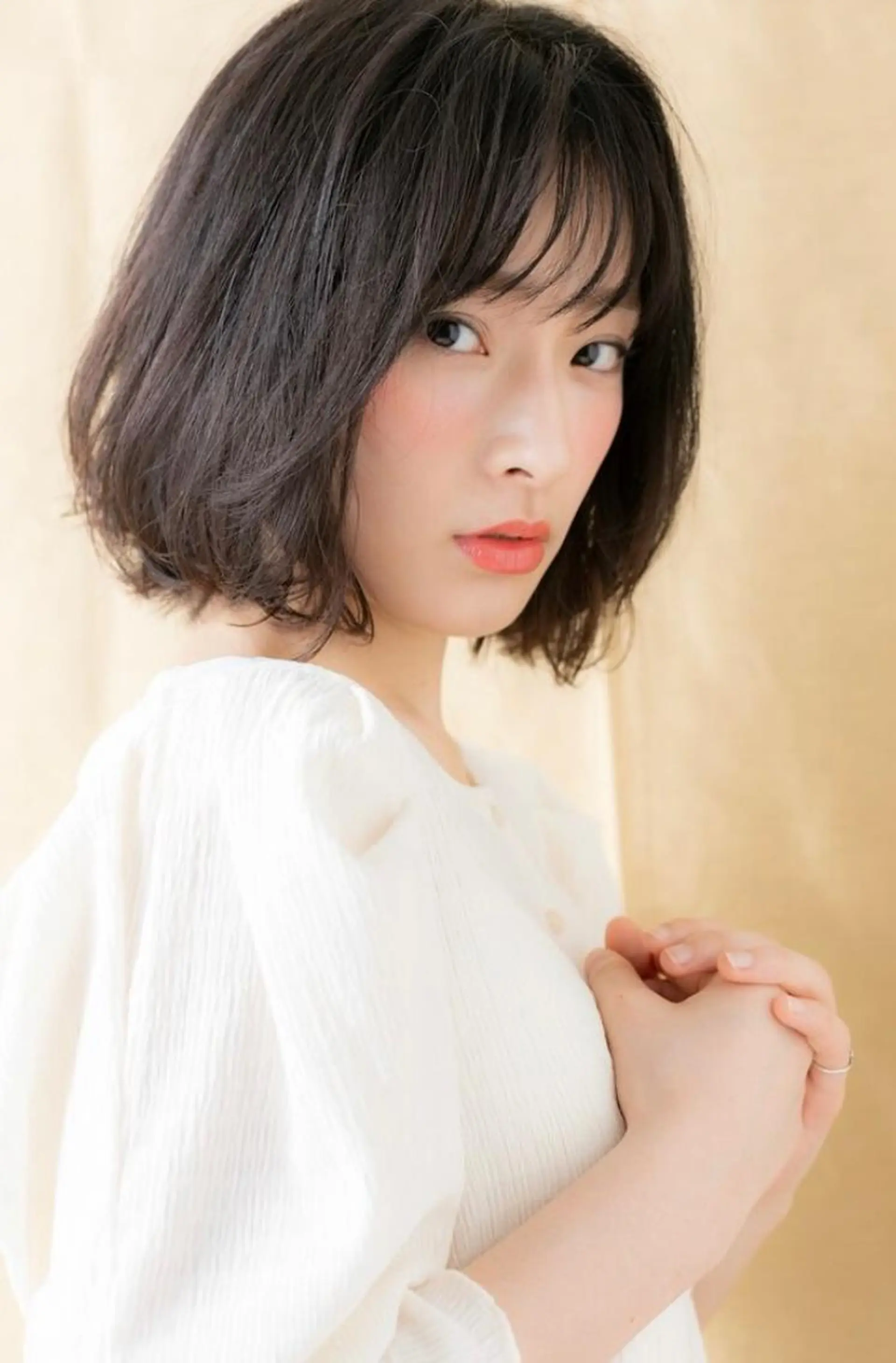 ショート カラー パーマ ボブ くせ毛 似合わせ✨透明感🫧 佐藤優斗のヘアスタイル