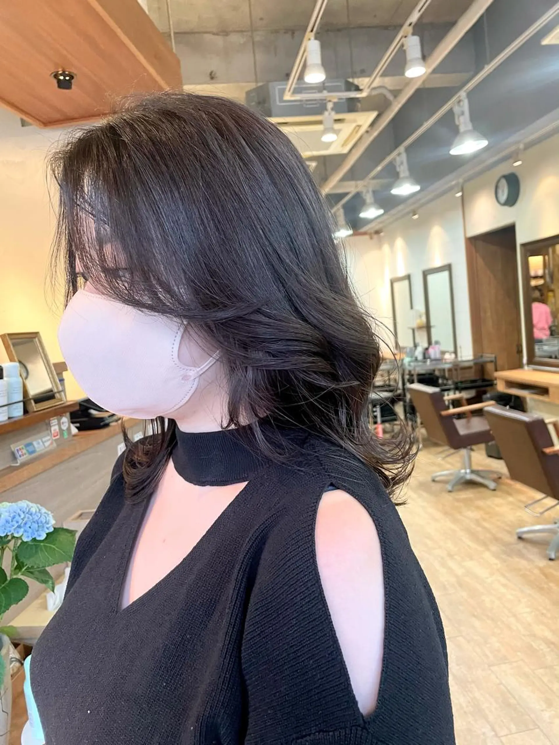 ミディアム カラー OPShair　ANELLO所属・ショート/ボブ/ メンズ/縮毛矯正のヘアスタイル