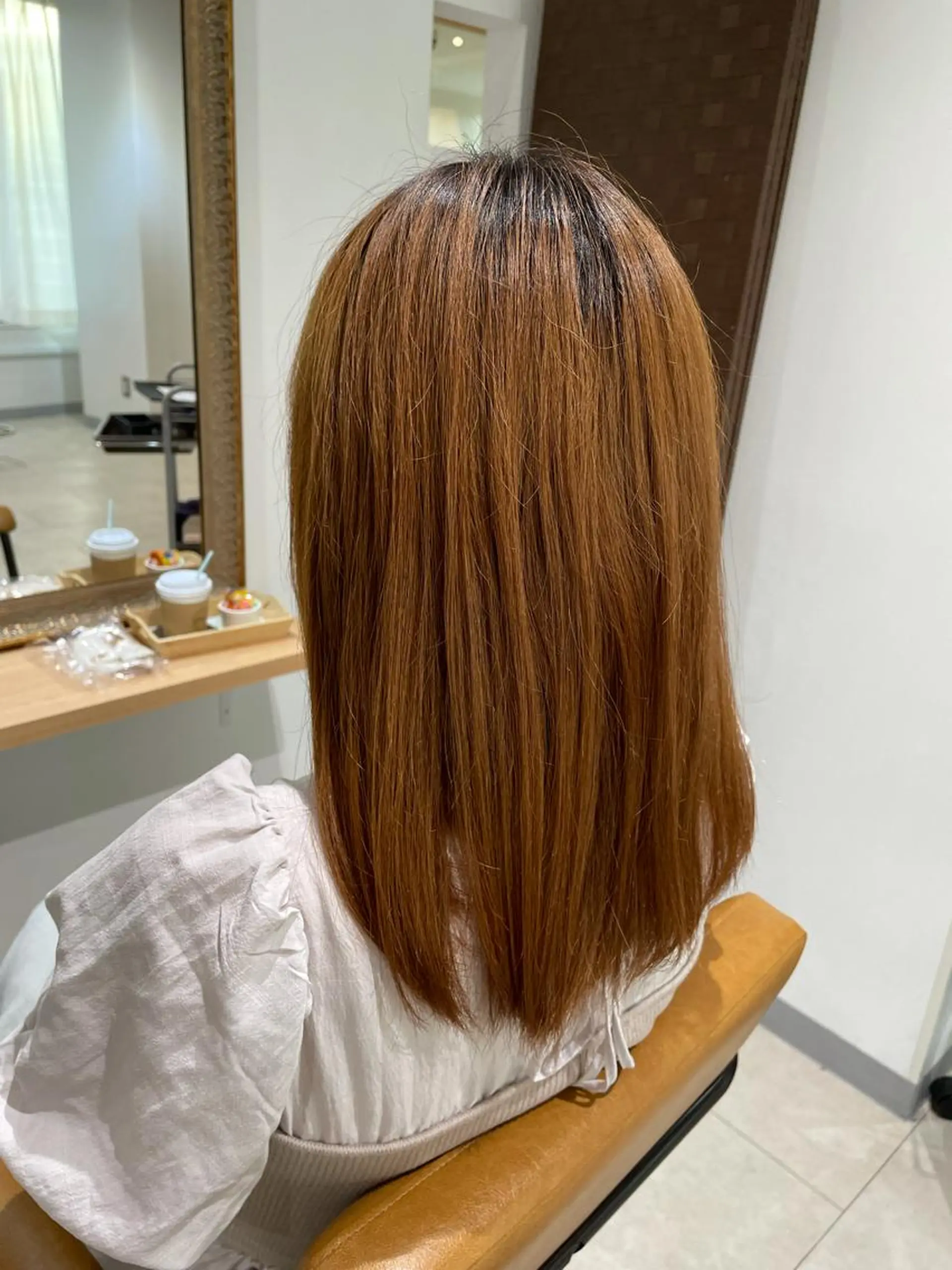 ミディアム カラー ブラウンカラー カット ヘアカラー トリートメント 過去一の柔髪ヘア 🌿einshairのヘアスタイル