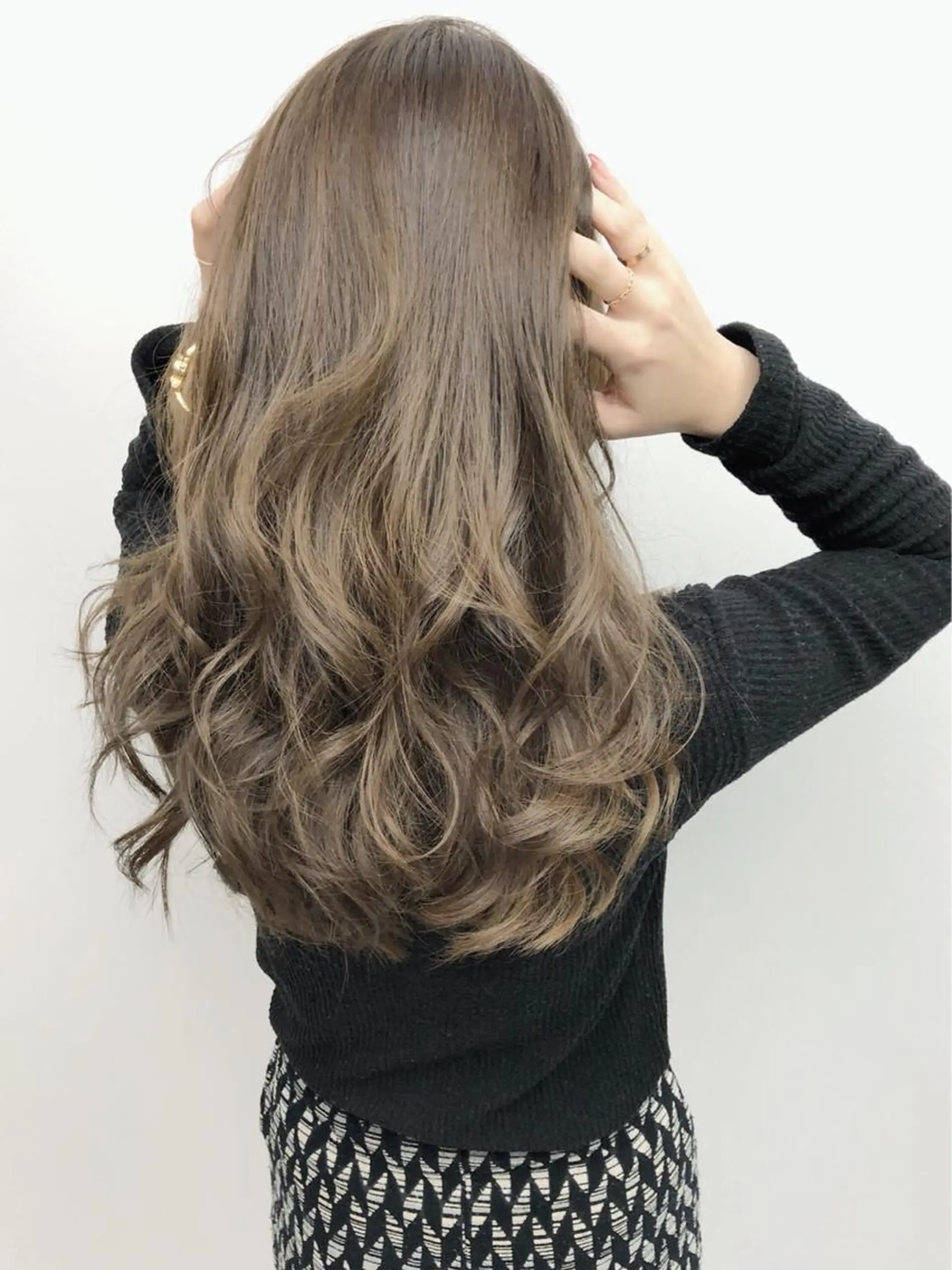 ロング カラー トリートメント ボブ、縮毛矯正👑 心斎橋/高城涼也のヘアスタイル