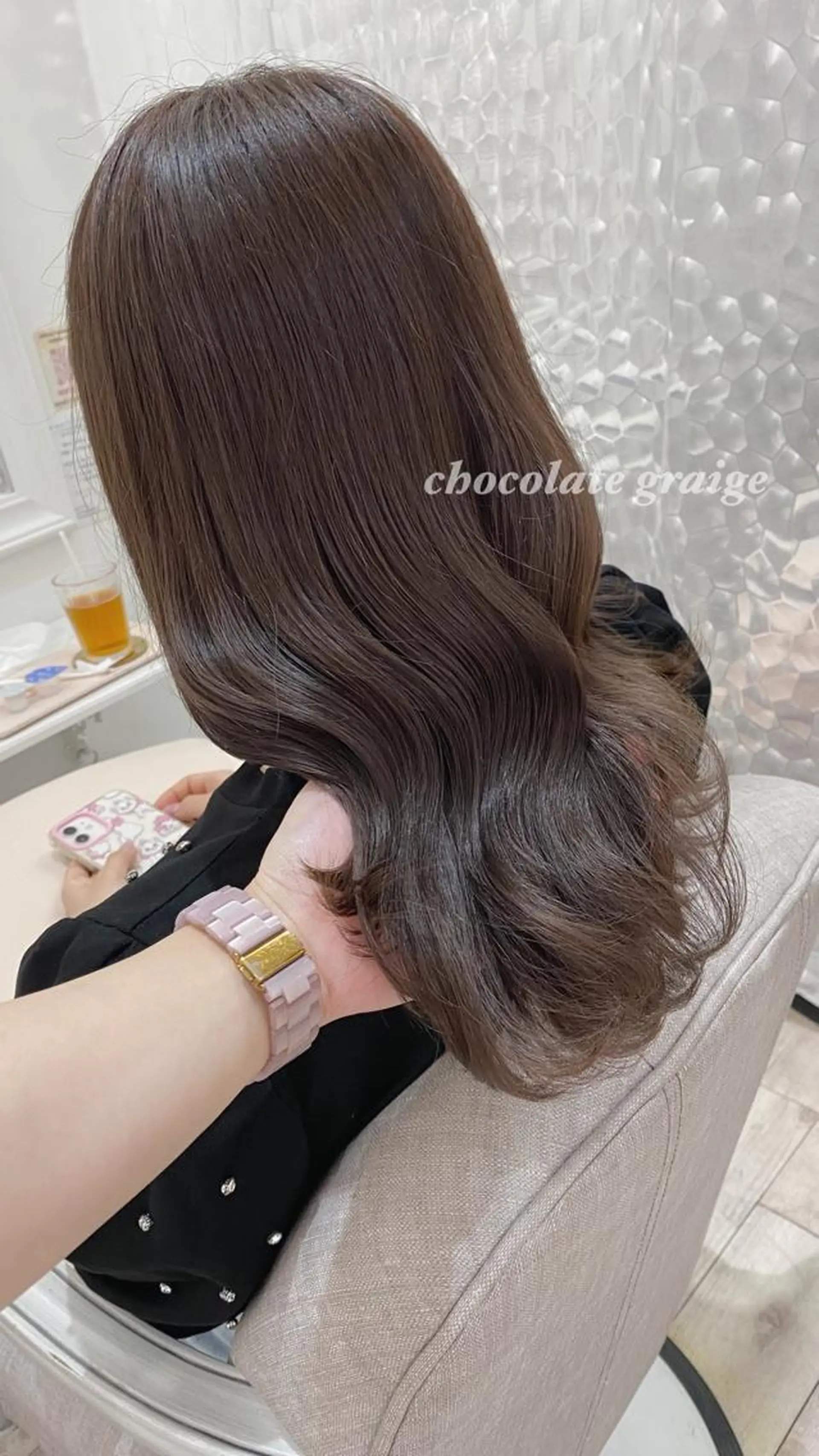 セミロング カラー ハイトーンカラー 🩷NANAのヘアスタイル