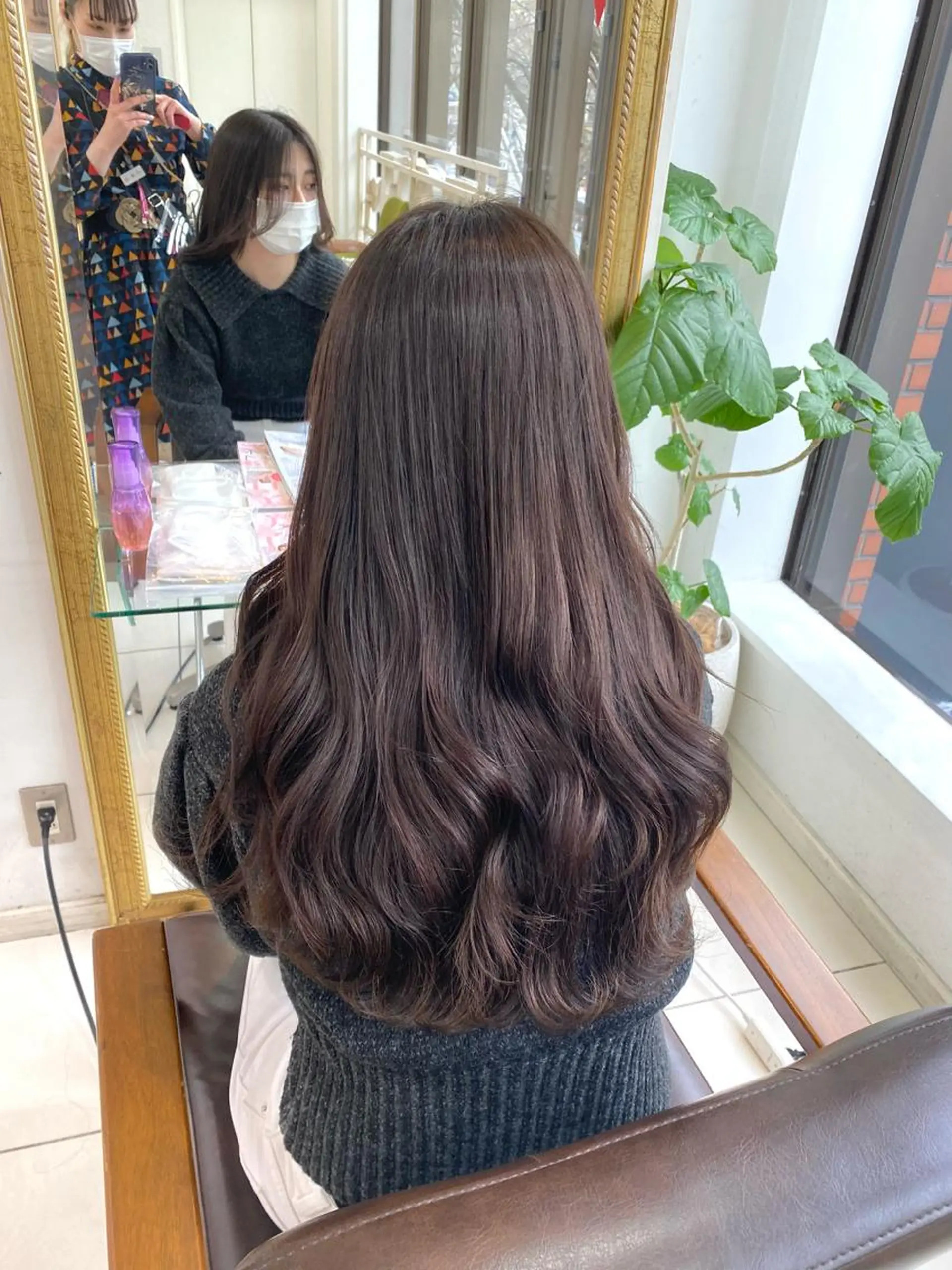 ロング カラー ヘアアレンジ 透明感カラー 古山 結季🌙🖤のヘアスタイル