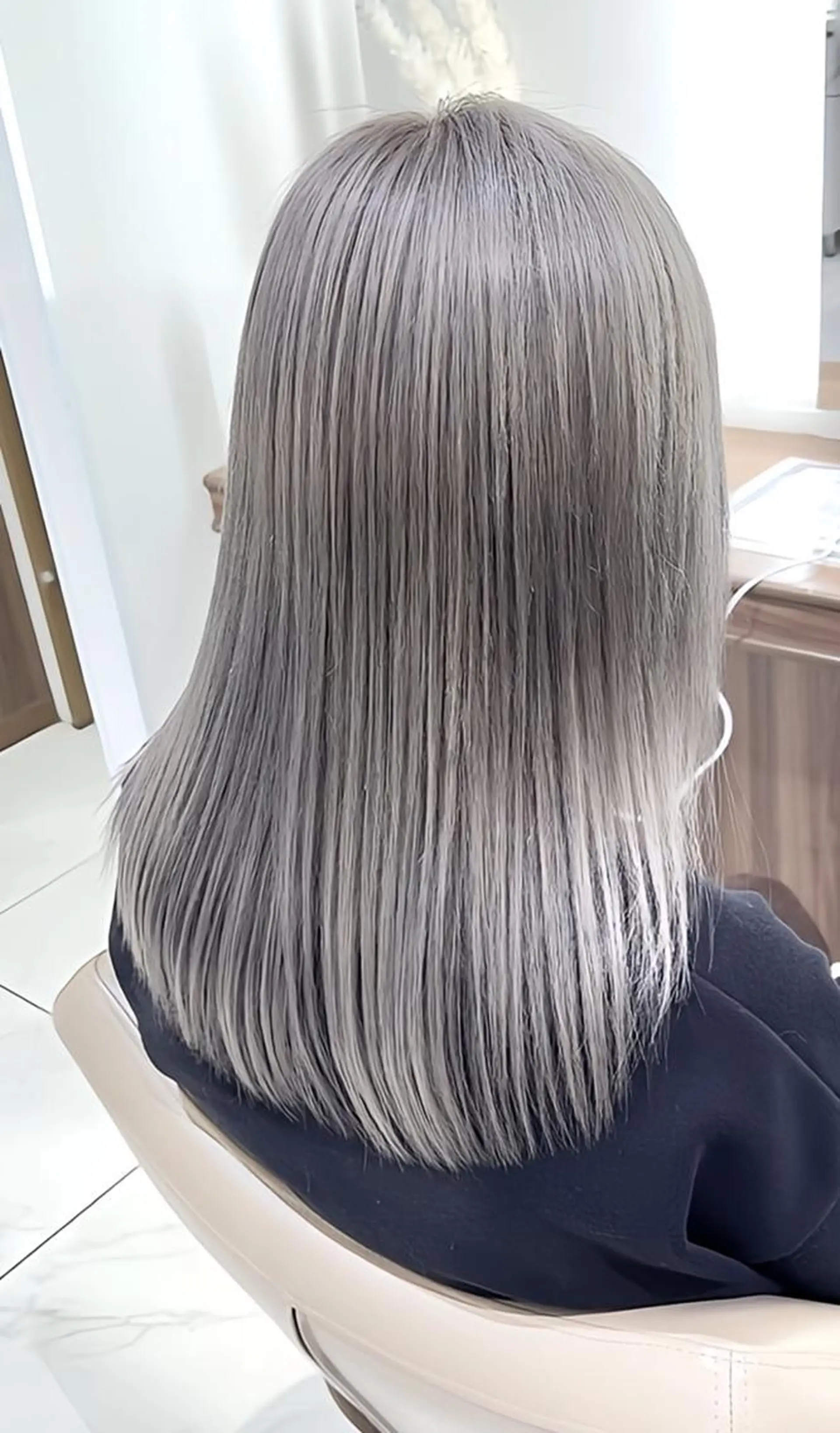 セミロング カラー ブリーチ 髪質改善 ヘアカラー 菅野翔汰/髪質改善 カラー/ブリーチのヘアスタイル