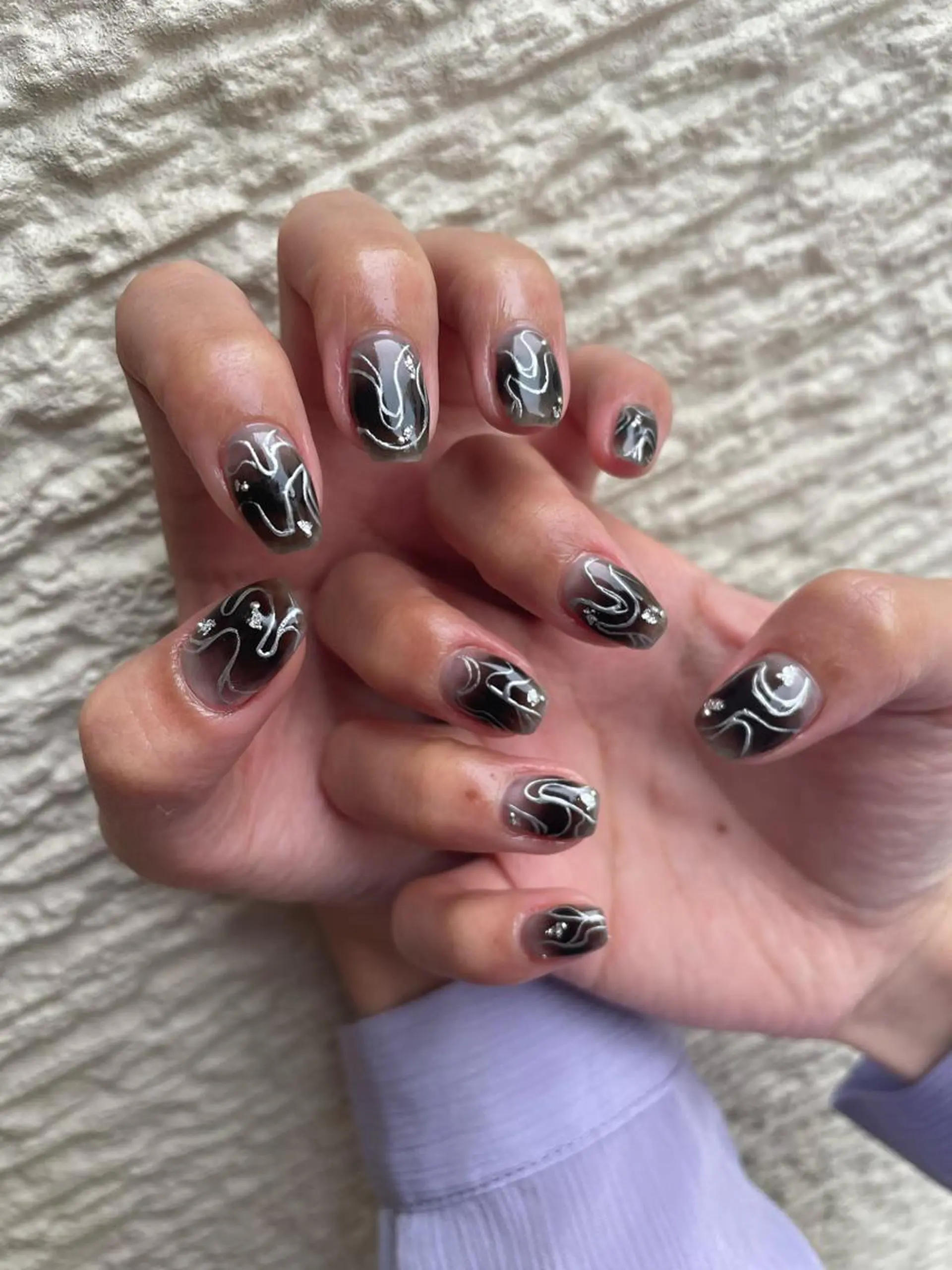 ロング カラー ヘアアレンジ キッズ ネイル マツエク・マツパ アイブロウ 福田 加奈のネイルデザイン