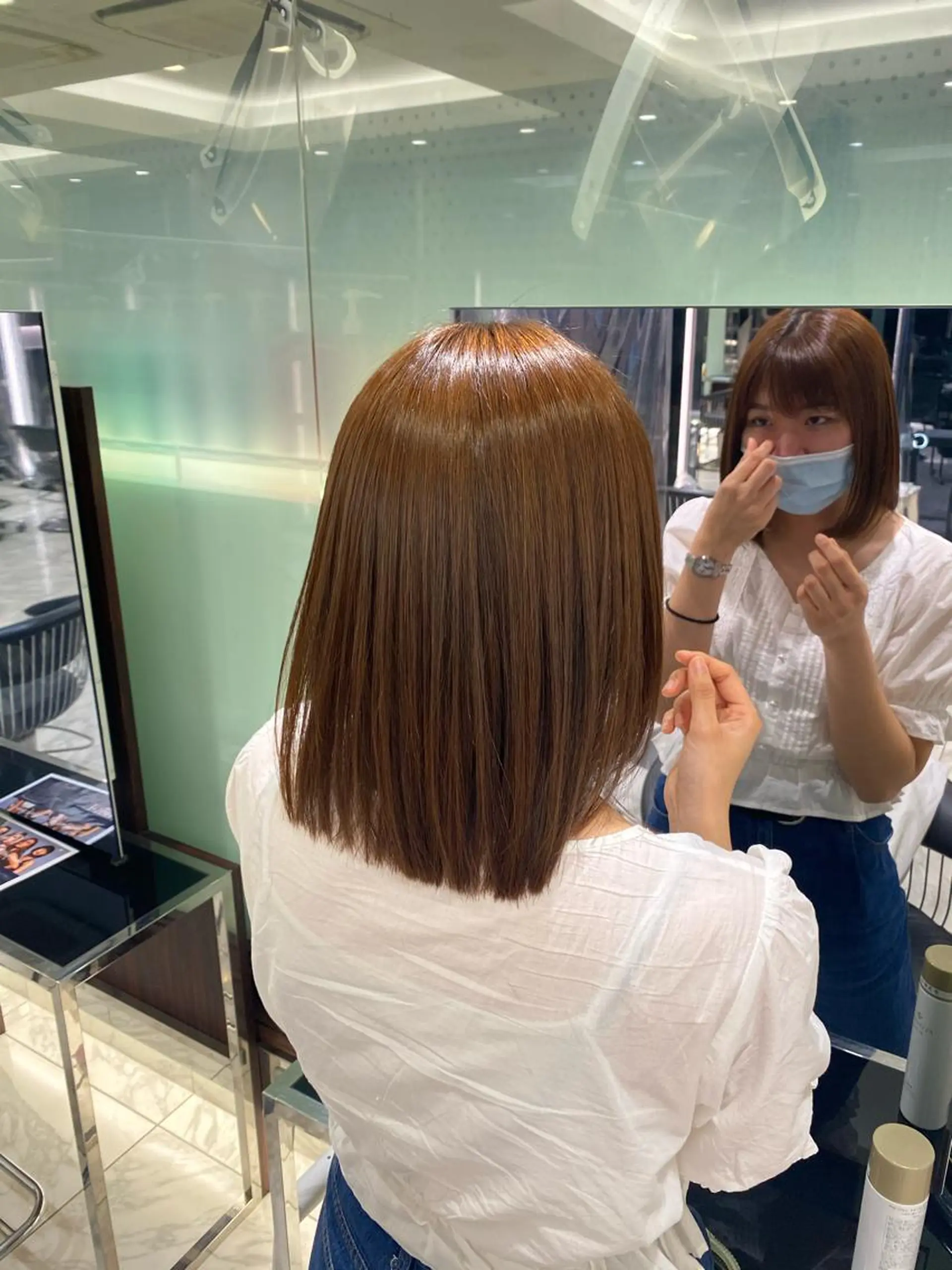 ミディアム ❤️パーマ美容師✂︎ 井口美緒のヘアスタイル