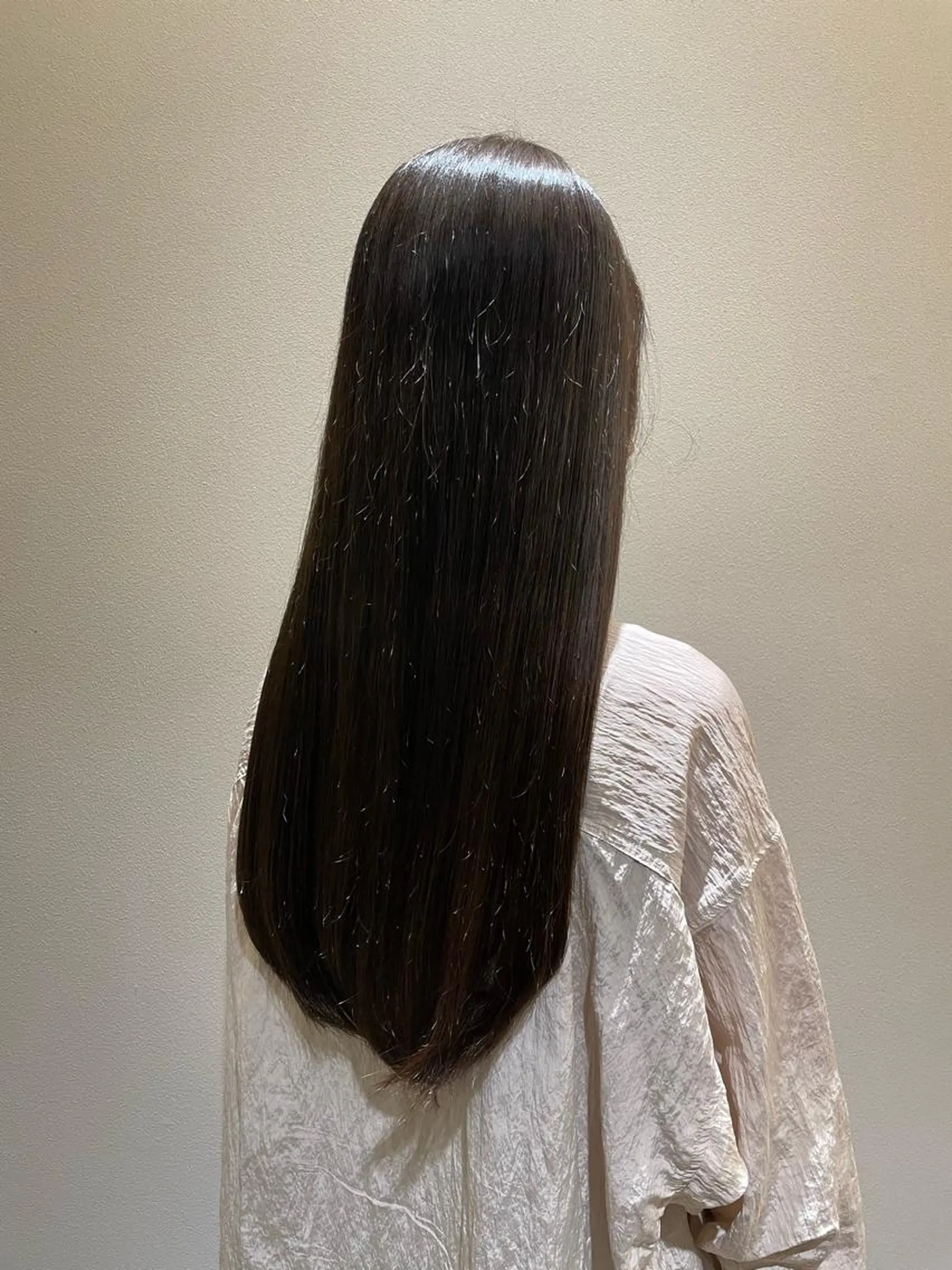 ロング カラー ベージュカラー オリーブベージュ トリートメント 骨格診断/似合わせ カットあさみななこのヘアスタイル