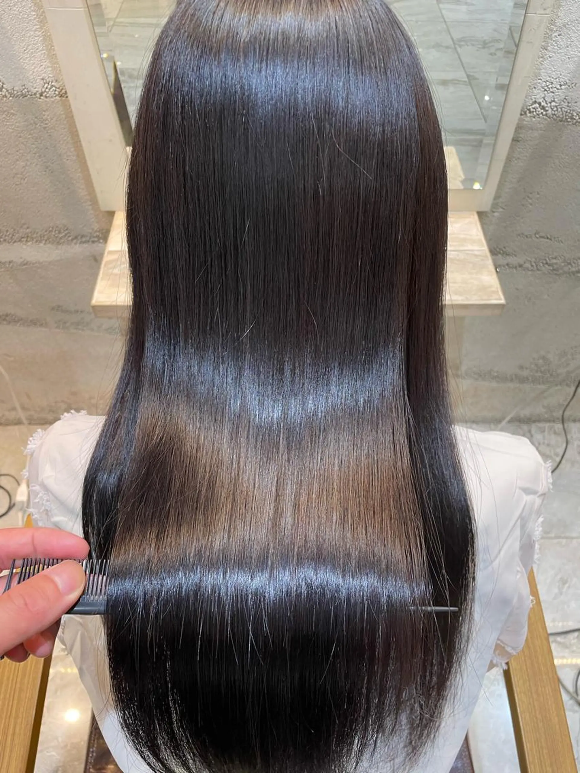 セミロング カット ヘアカラー トリートメント 💗大人艶×髪質改善 カラー💗AYAKIのヘアスタイル