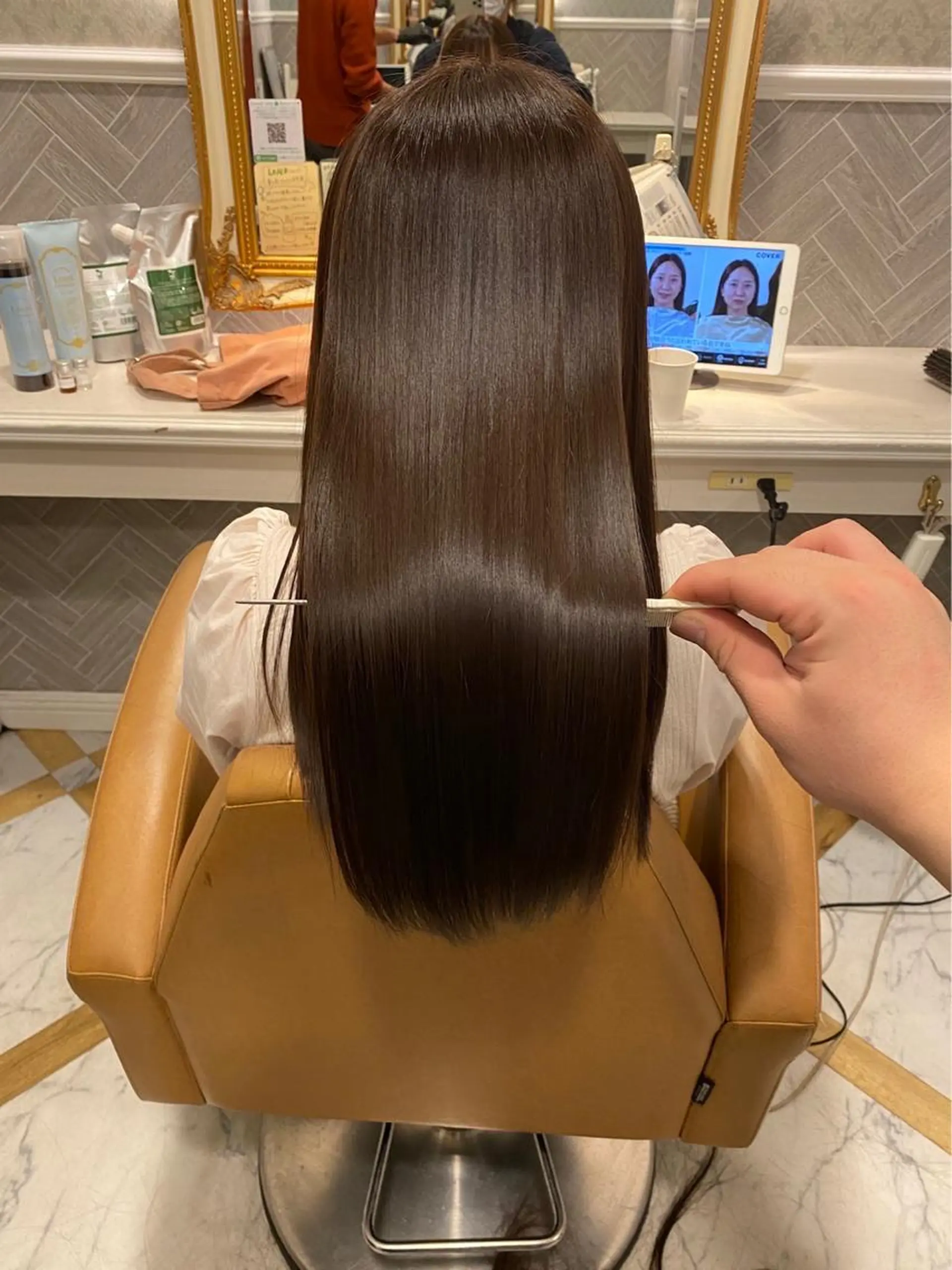 ロング 縮毛矯正 トリートメント ‎🤍髪質改善‎🤍 ‎ViVIE🤍のヘアスタイル