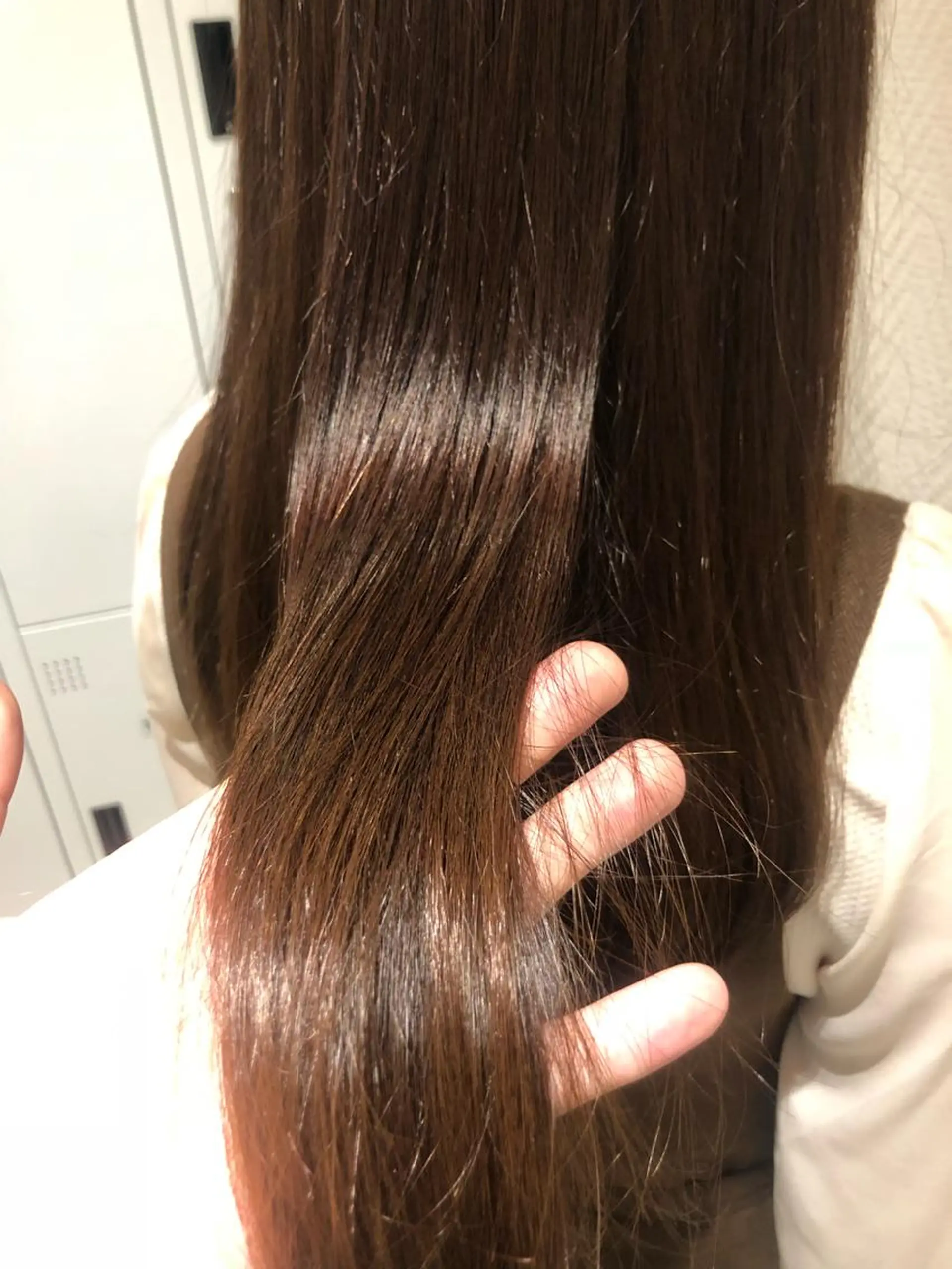 ロング カラー ブラウンカラー 銀座/美髪縮毛矯正 /髪質改善/山本翔華のヘアスタイル