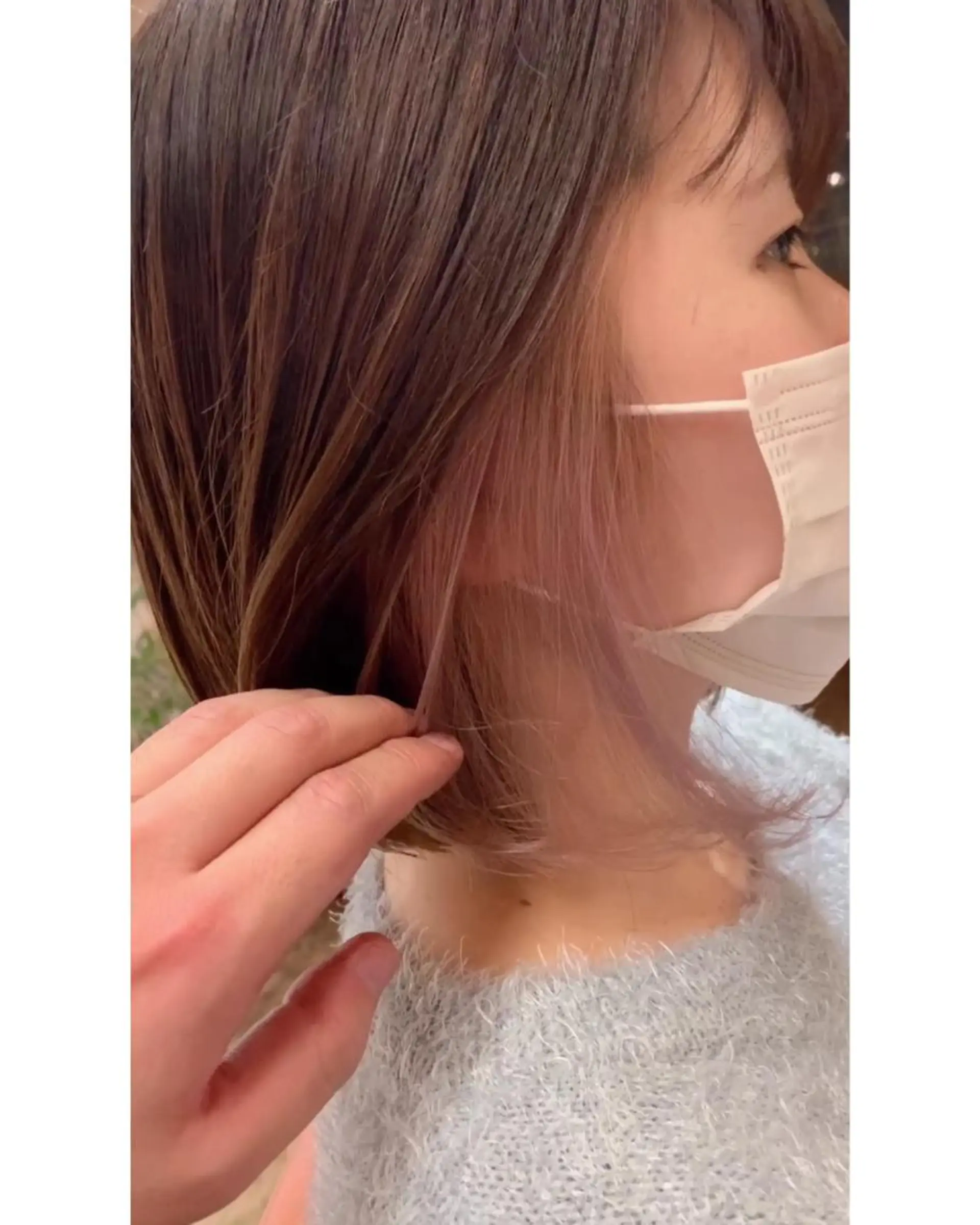 カラー バレイヤージュ ハイライトカラー ヘアカラー トリートメント 石井辰功也 フリーランス美容師のヘアスタイル