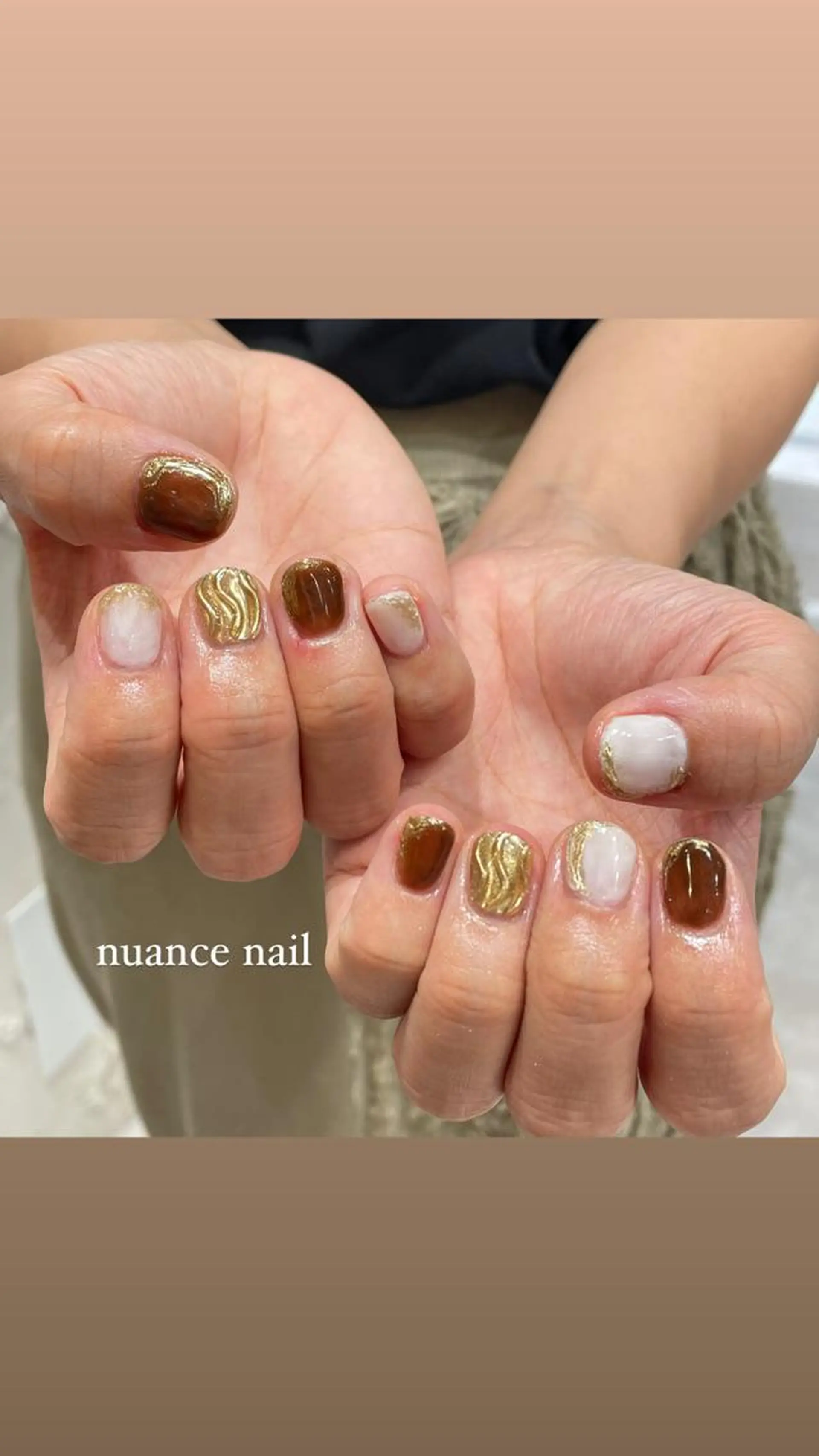 ネイル ハンドネイル 淡色ネイル 🎀moeのネイルデザイン