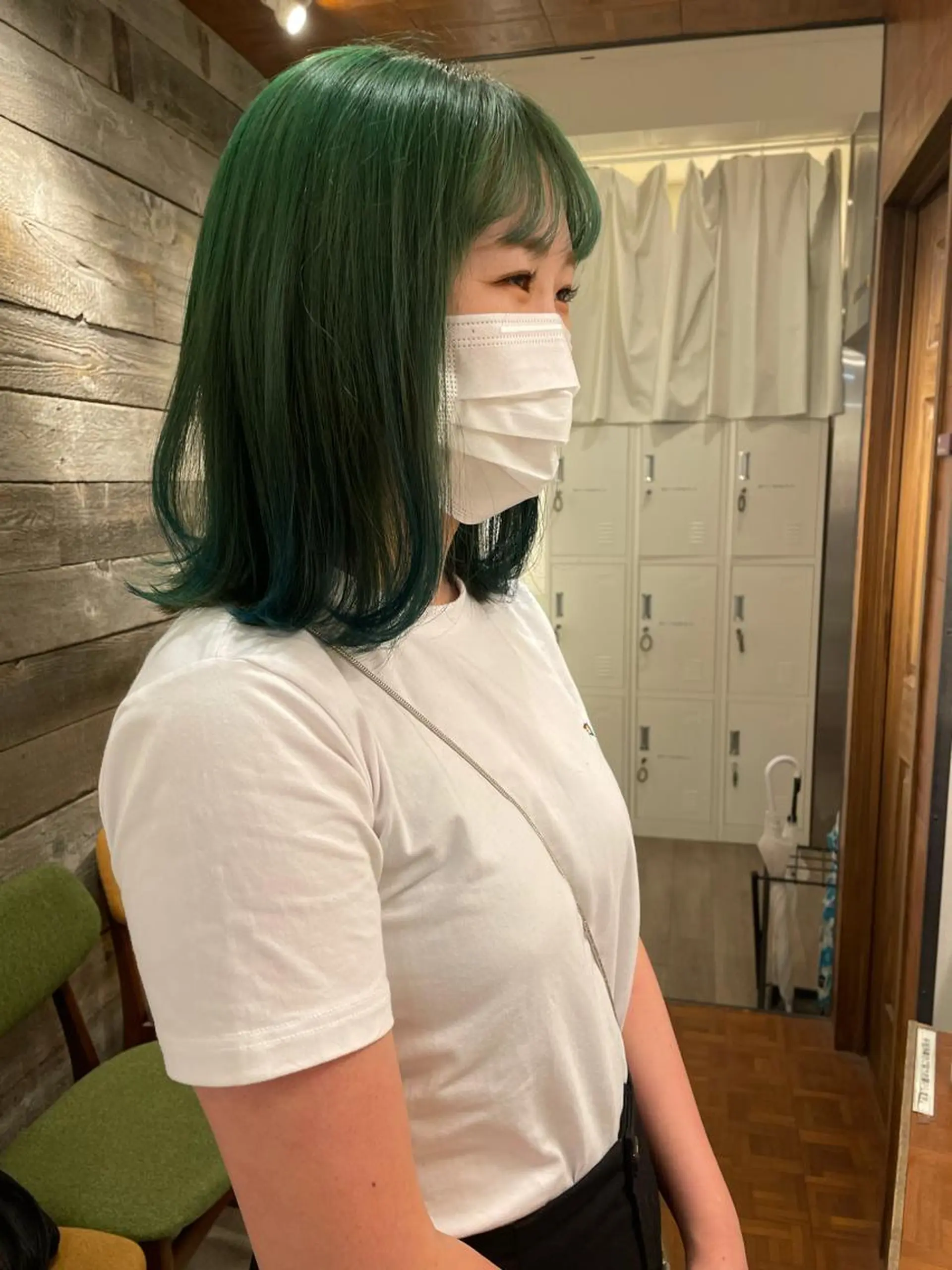 ミディアム カラー レイヤー/ボブ/ 顔周り/yukinaのヘアスタイル