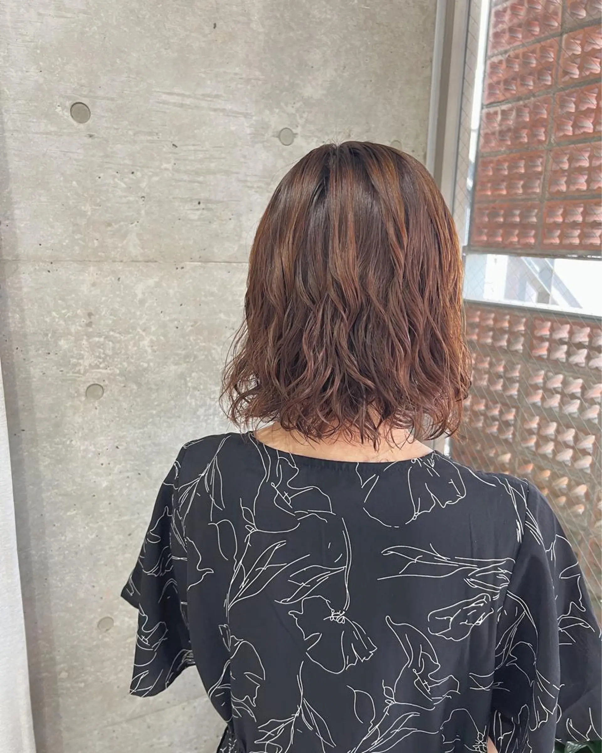 パーマ ボブパーマコテ巻き風 パーマNo1深江秀平のヘアスタイル