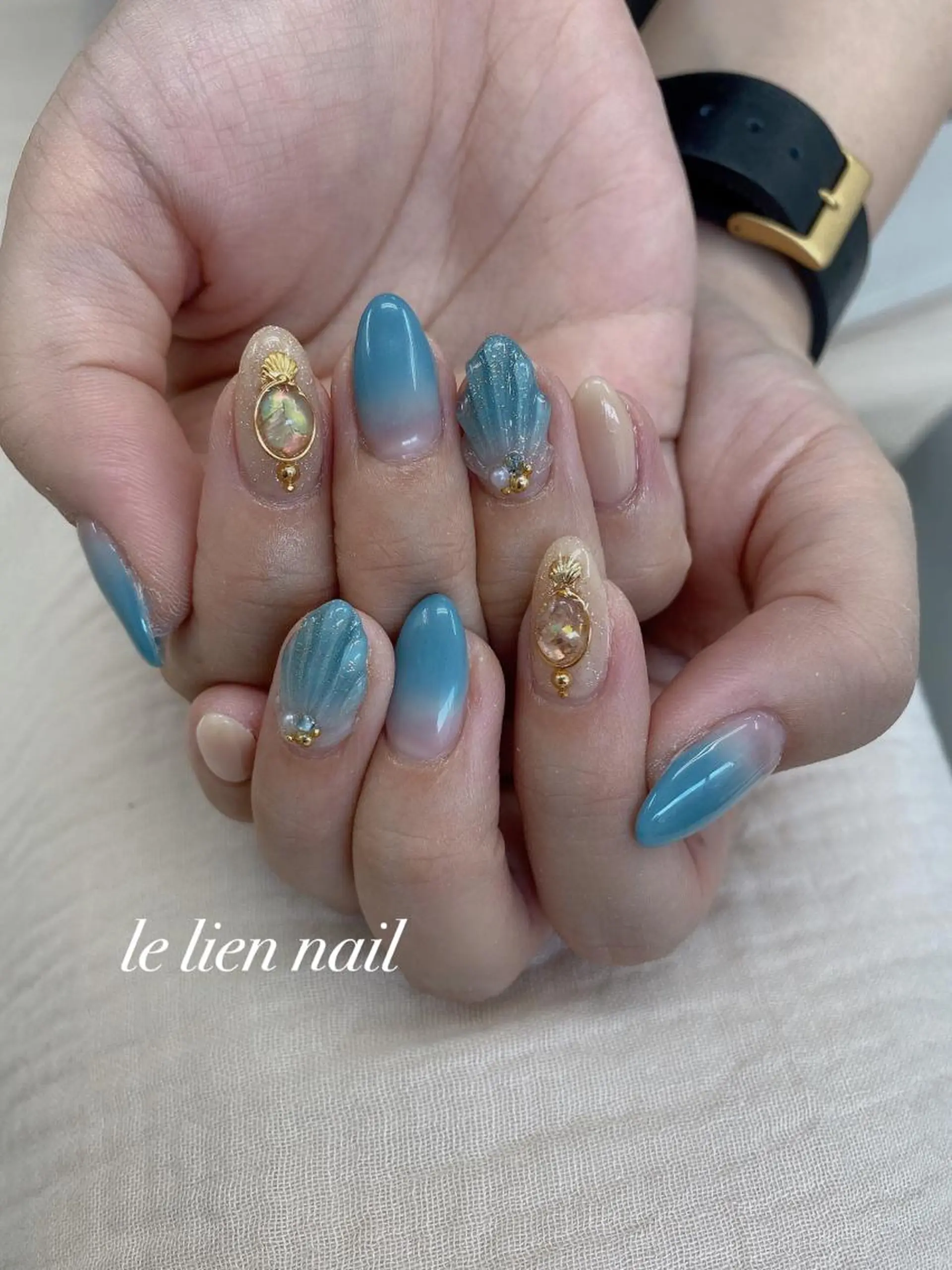 ネイル 夏ネイル le lien nailのネイルデザイン