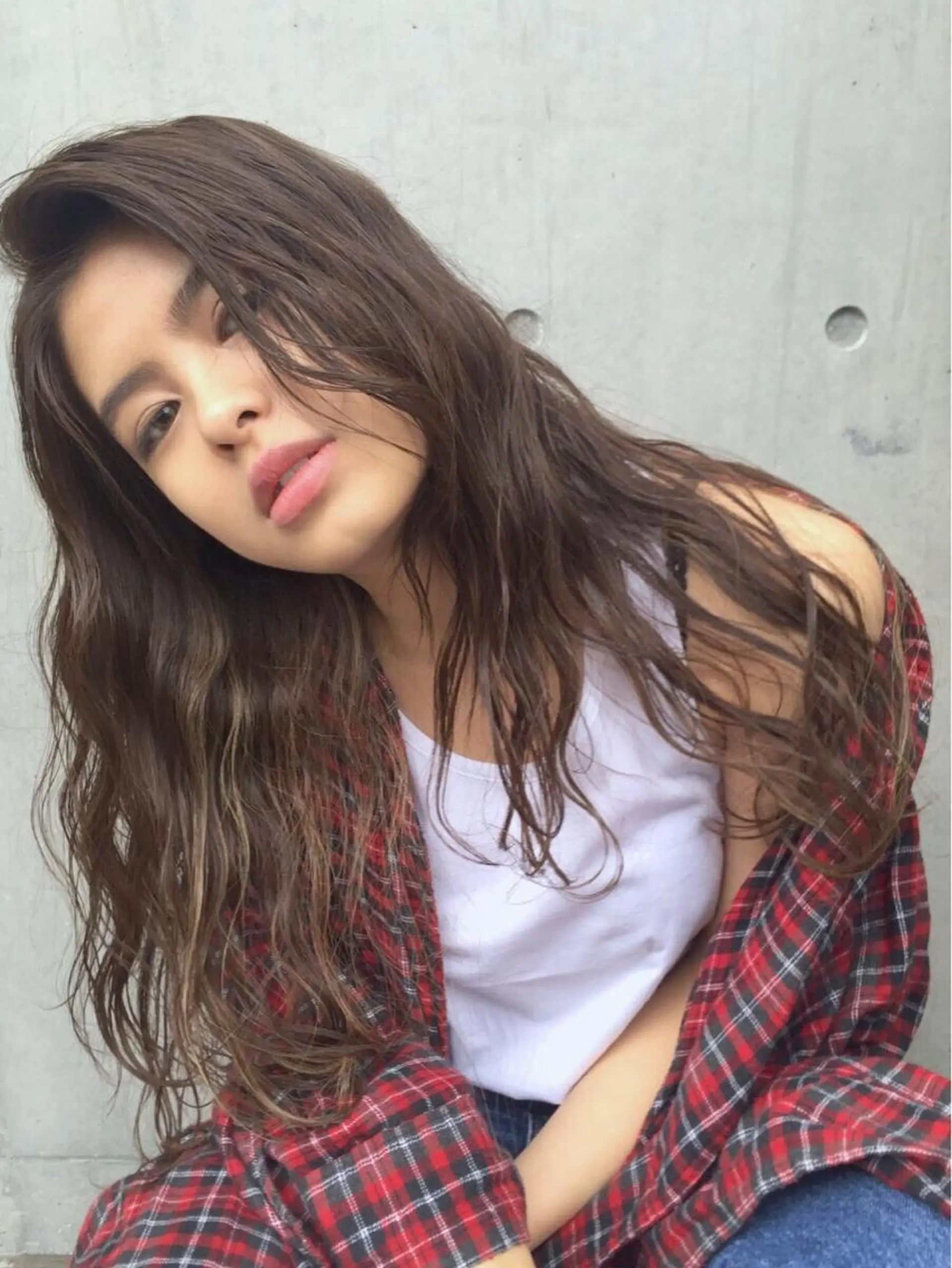 ロング カラー パーマ 🌈髪質改善🉐割✨ 🌸“ever”🌸のヘアスタイル