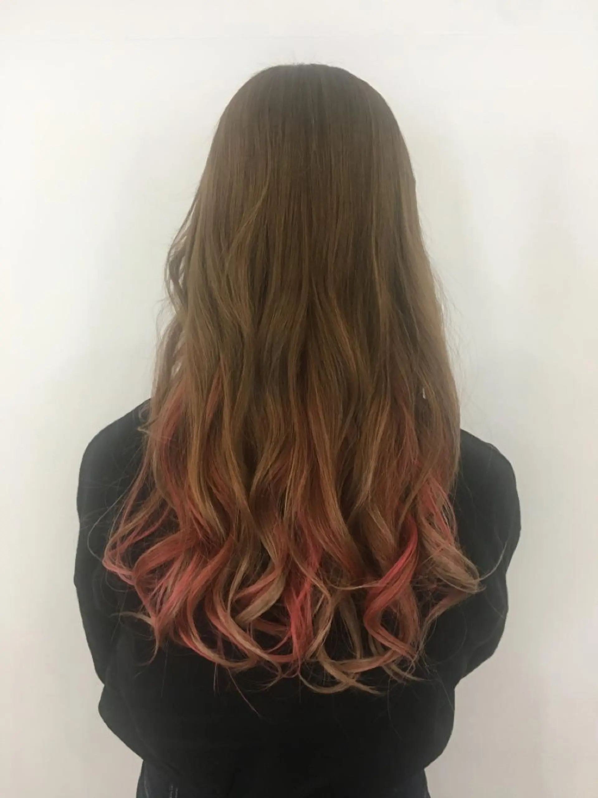 ロング カラー よこつか あみのヘアスタイル