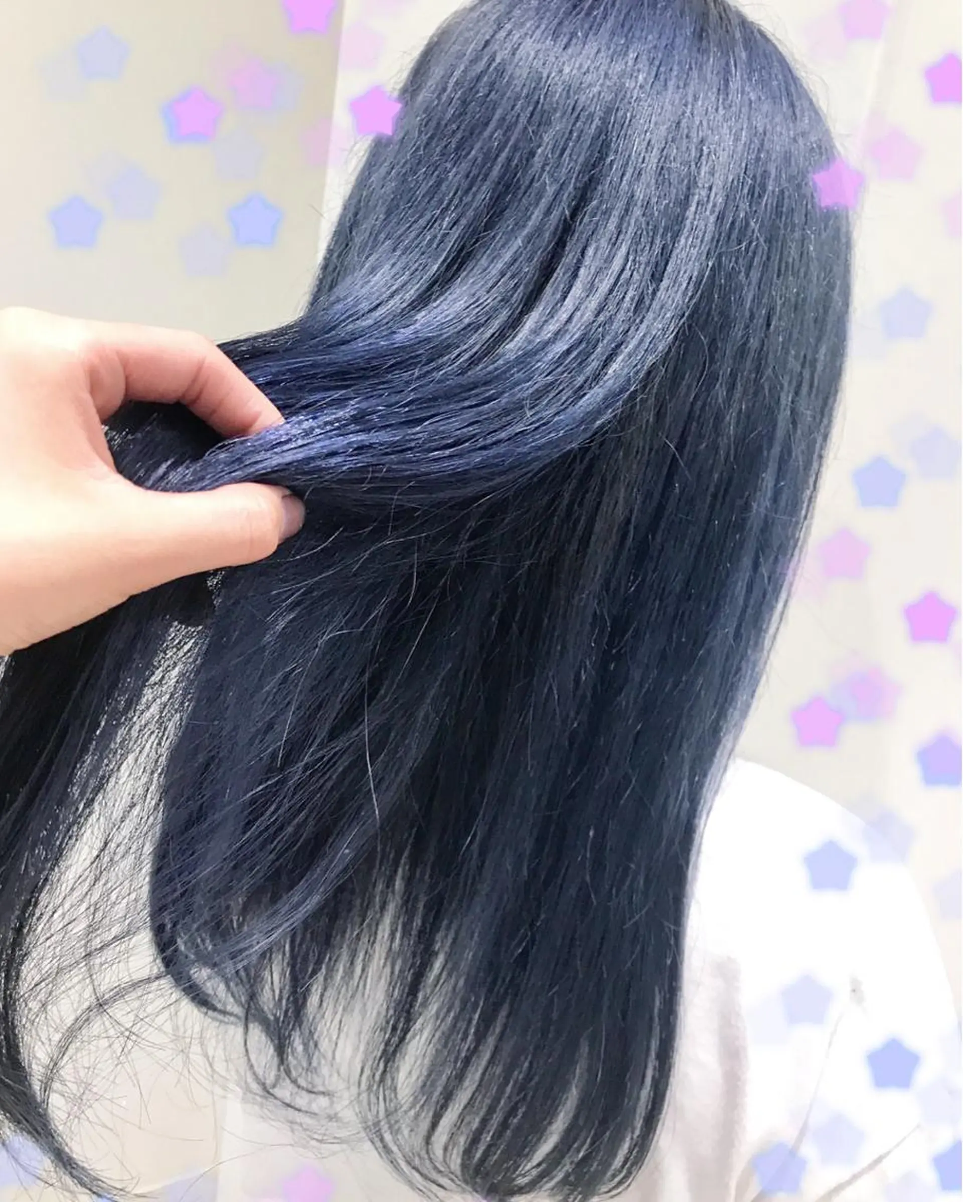 カラー ネイビーカラー 新宿駅近♡個室 ♡関口三都季🌜のヘアスタイル