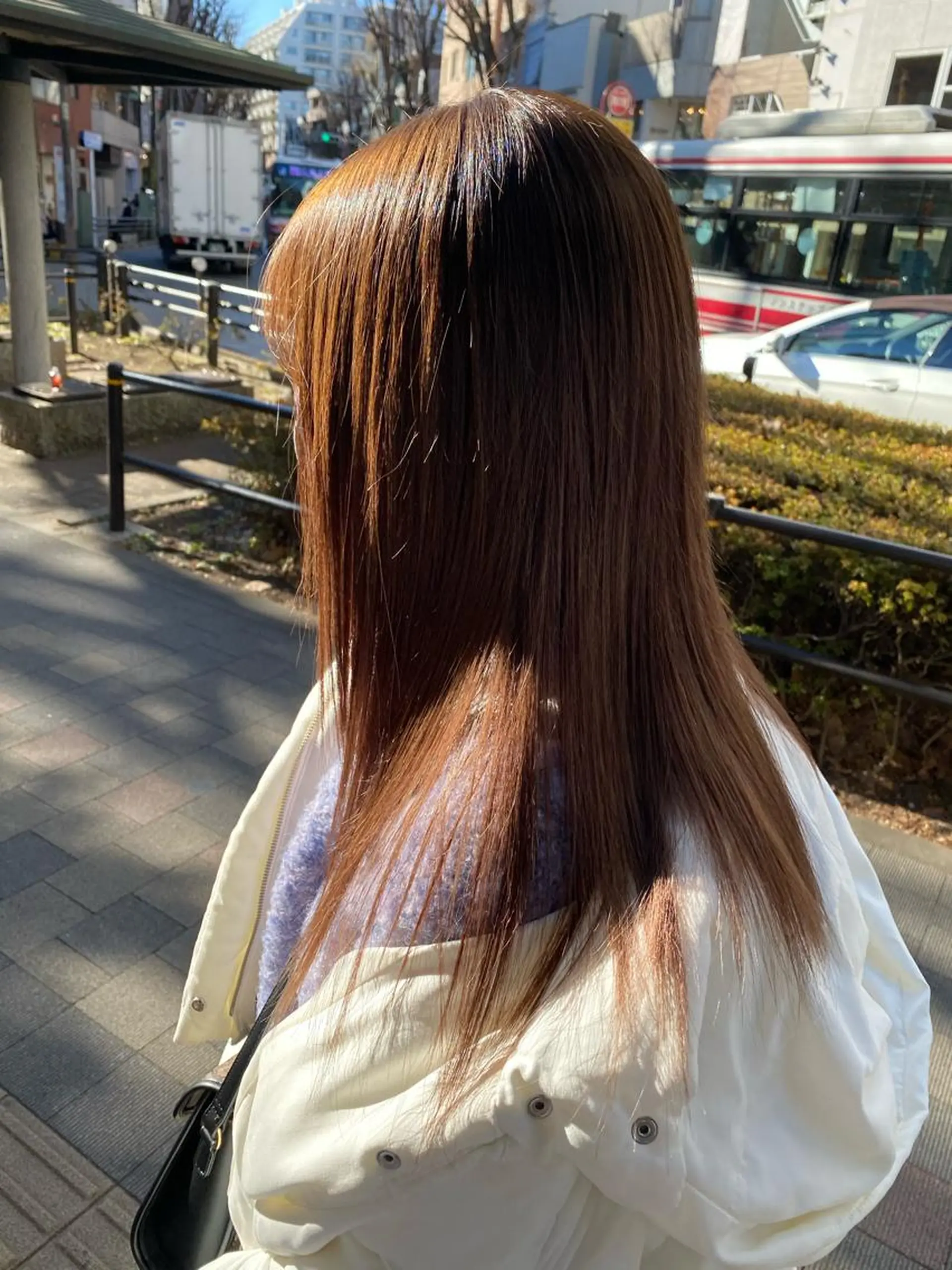 ロング カラー ヘアアレンジ TSUNA 🌙 Lim 五反田のマツエク・マツパデザイン