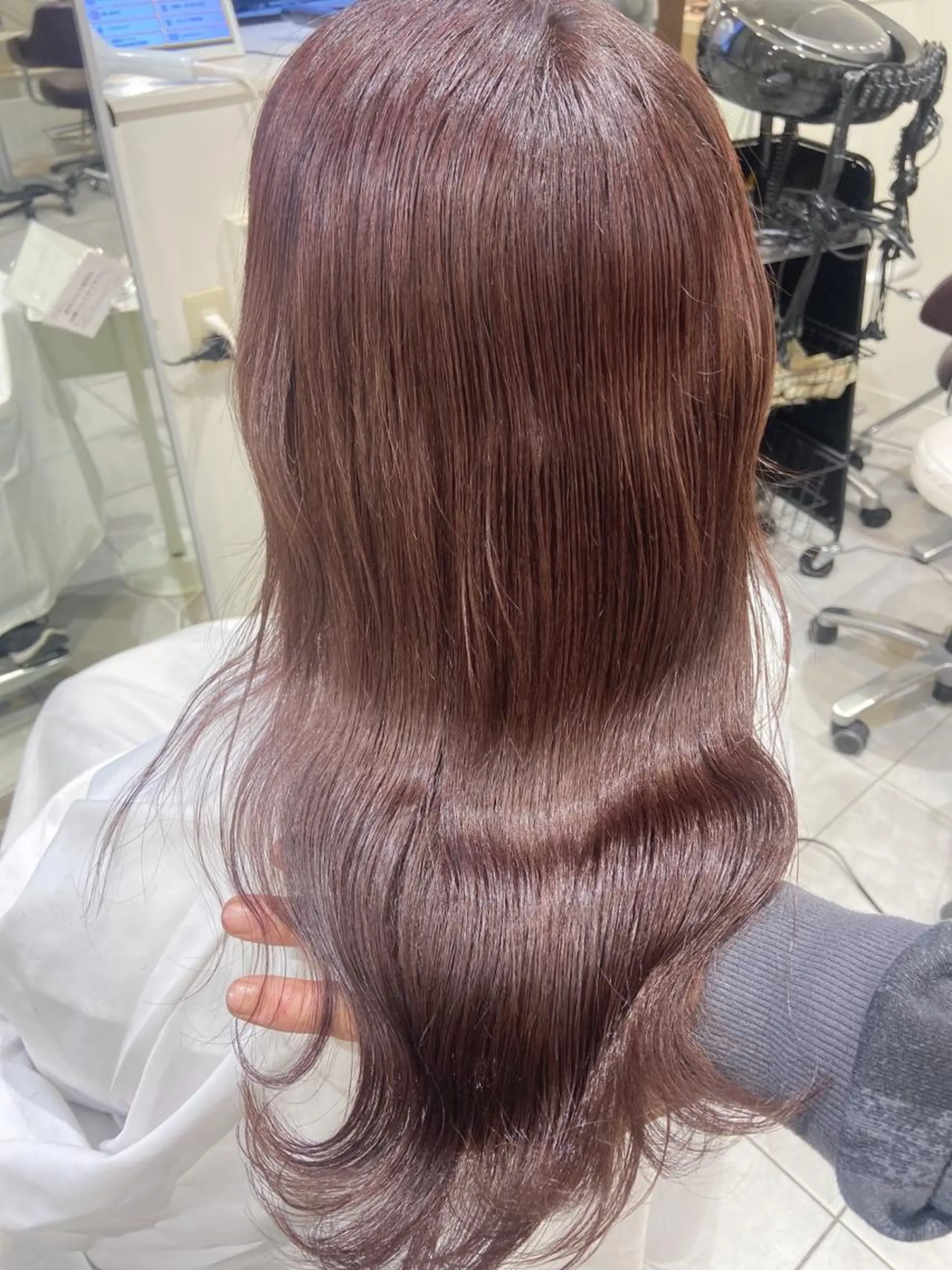 ロング カラー アクアカラー ブラウンカラー ダブルカラー グラデーションカラー ハイライトカラー カット ヘアカラー トリートメント 韓国/色気/レイヤー /AVANCE天王寺のヘアスタイル