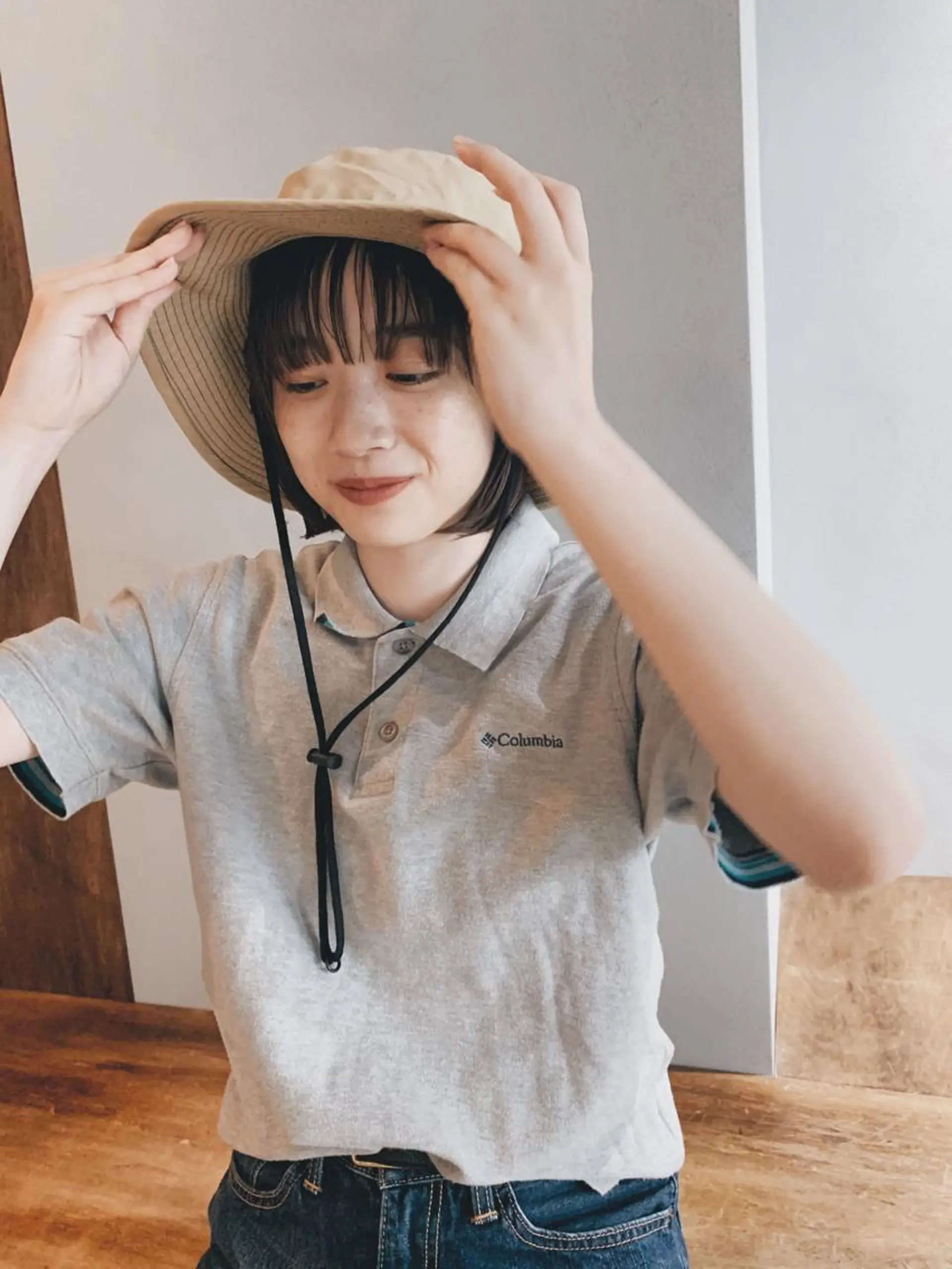 ショート カラー ボブパーマコテ巻き風 パーマNo1深江秀平のヘアスタイル