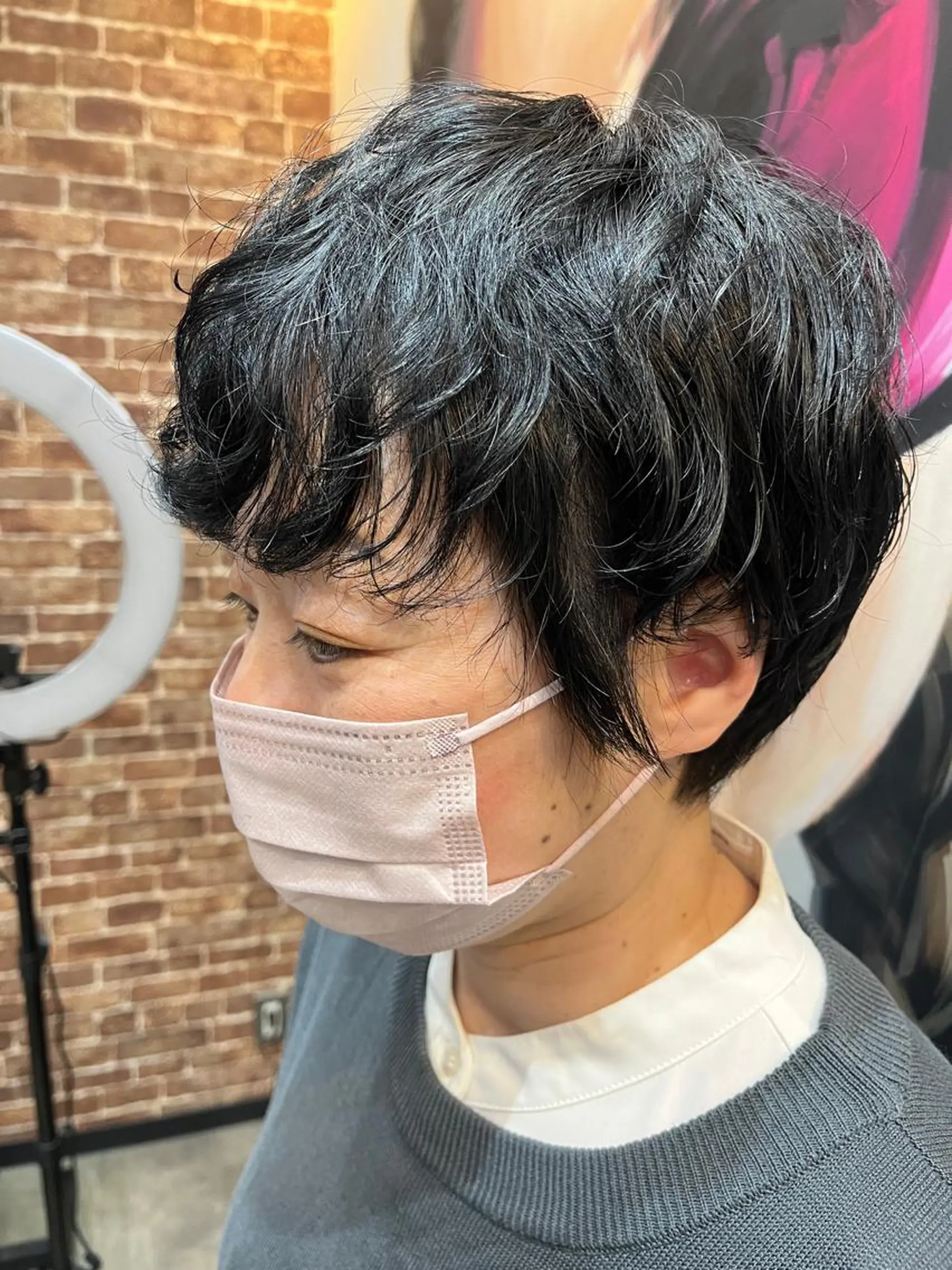 ショート カラー パーマ ヘアアレンジ メンズ キッズ ネイル マツエク・マツパ アイブロウ メンズブリーチ メンズハイライト メンズインナーカラー メンズ韓国風 ブリーチ カット ヘアカラー パーマ トリートメント ヘッドスパ 久木原 ゆりのヘアスタイル