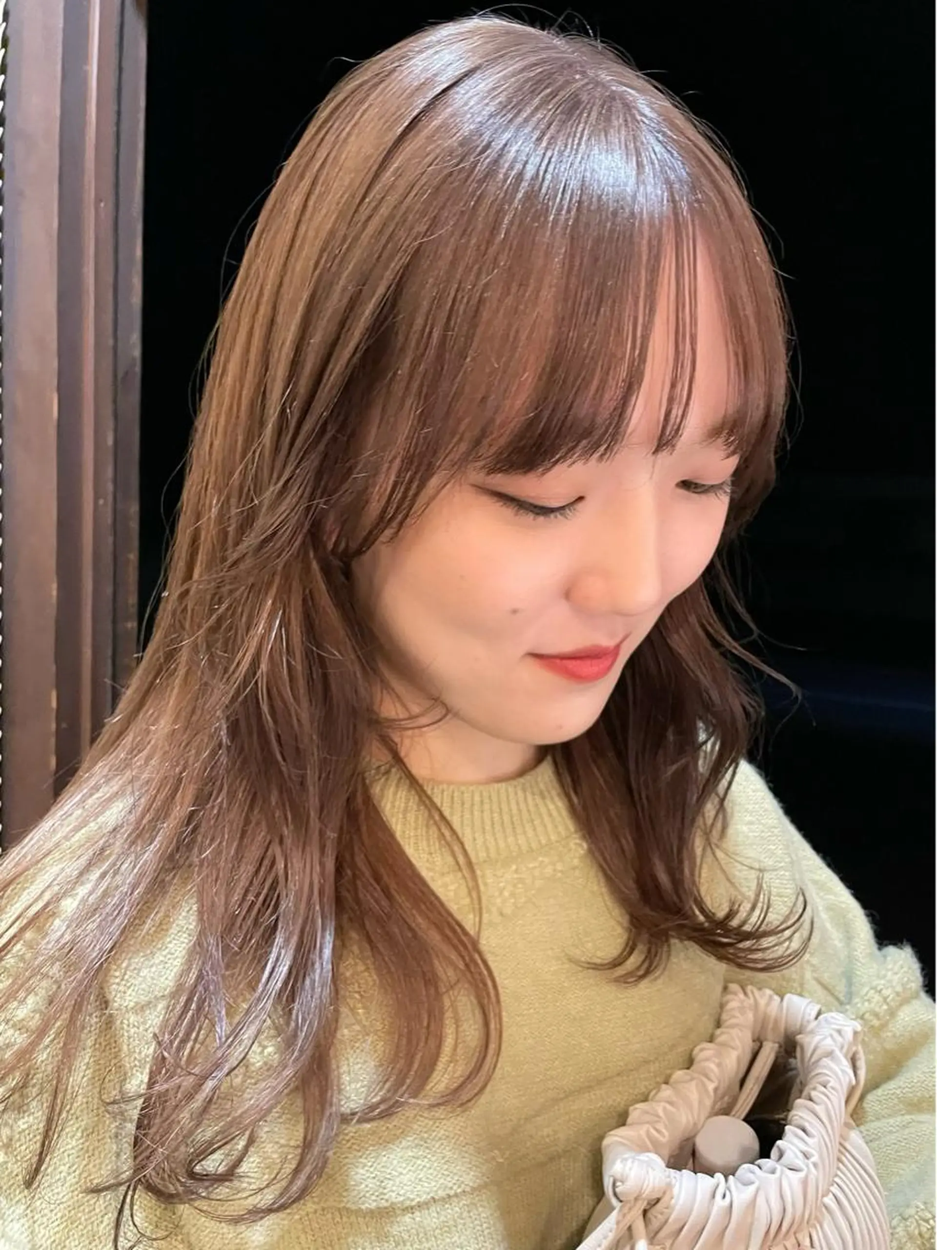 セミロング カラー ダブルカラー mir MIYUのヘアスタイル