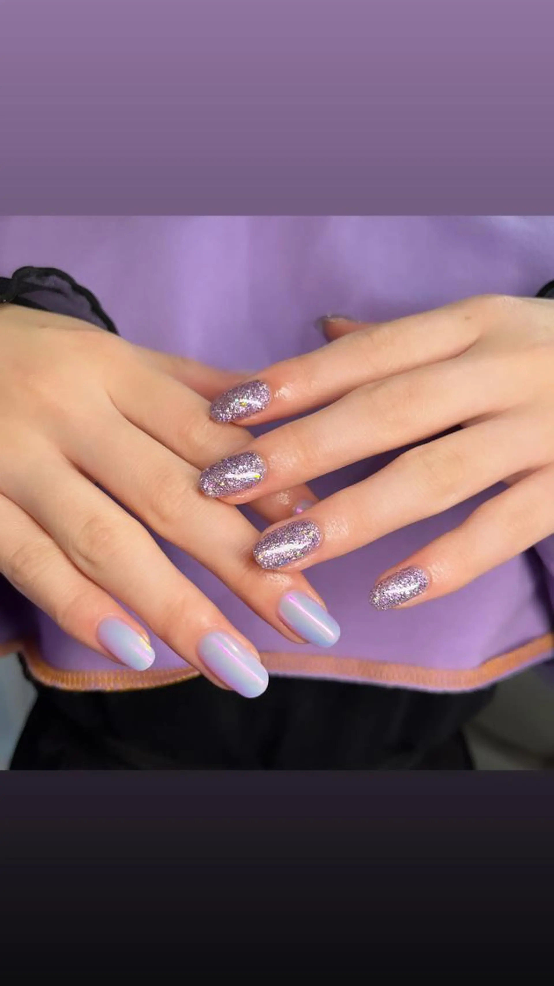 ミディアム ネイル マツエク・マツパ ハンドネイル apopis＊ close23:00のネイルデザイン