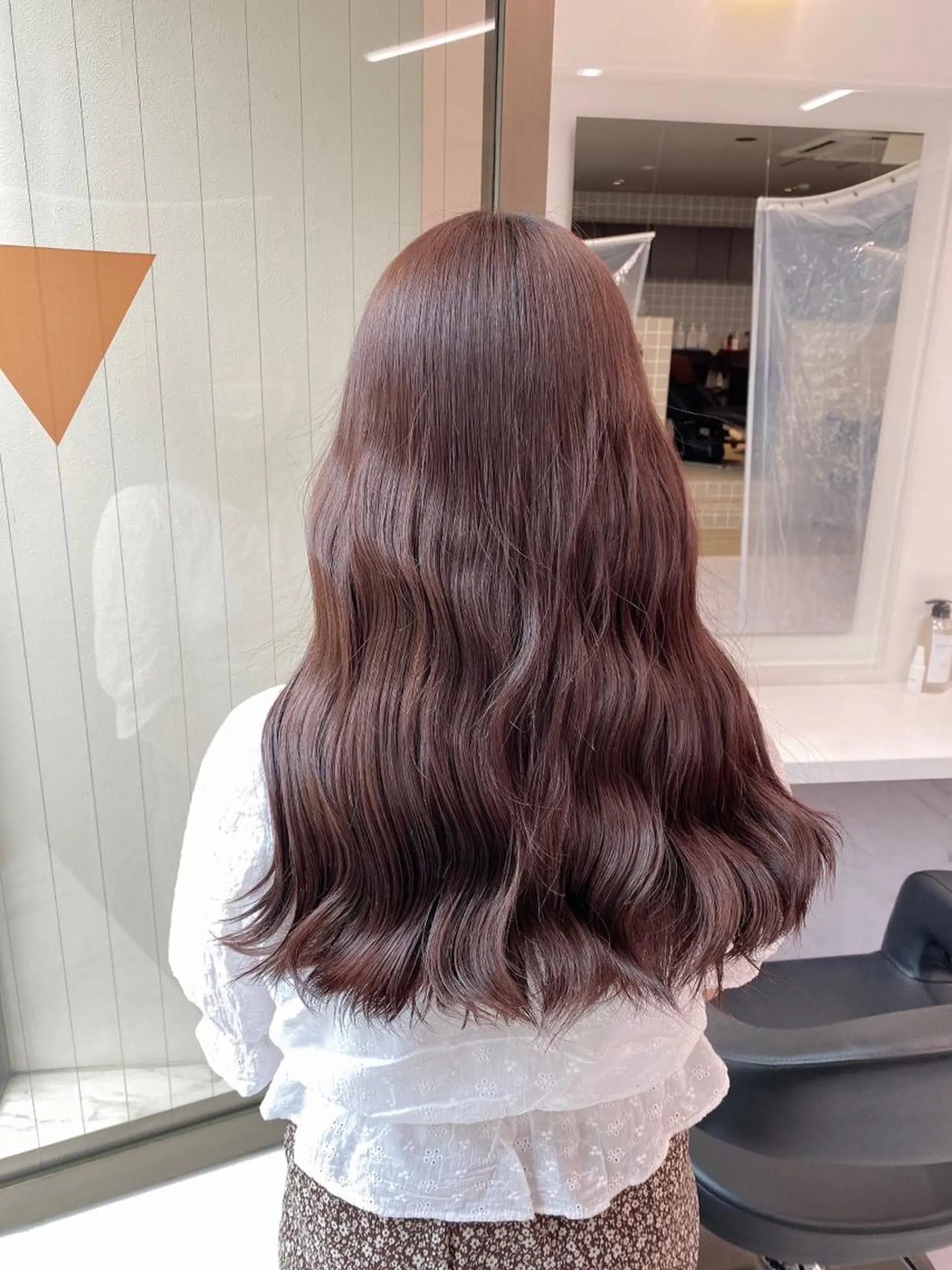 セミロング カラー レイヤー/韓国❣️ 髪質改善/亘紘輝のヘアスタイル