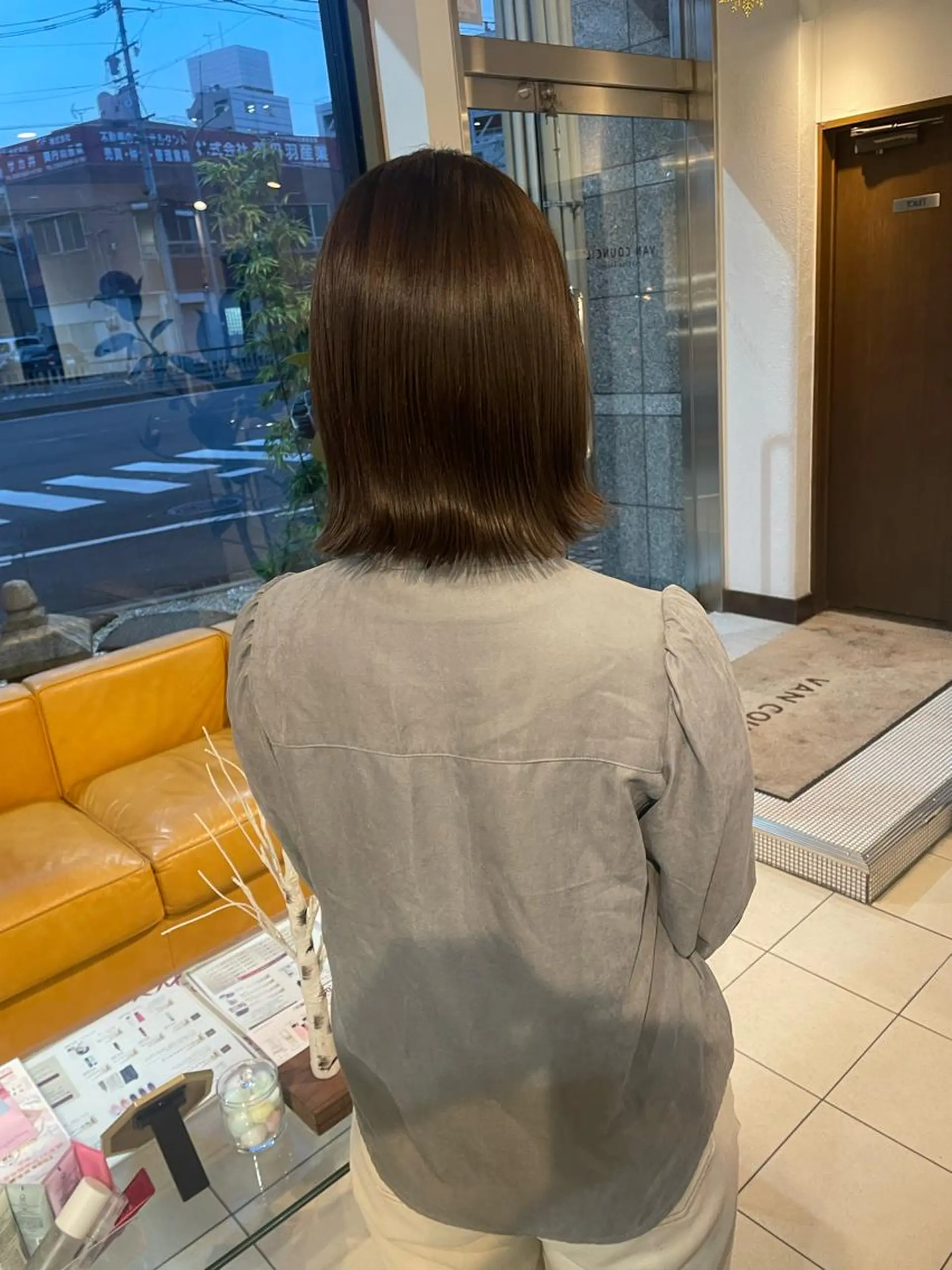 ミディアム カラー ブリーチ ブリーチなしカラー オリーブカラー 髪質改善/艶髪/大竹 穂香🦉のヘアスタイル