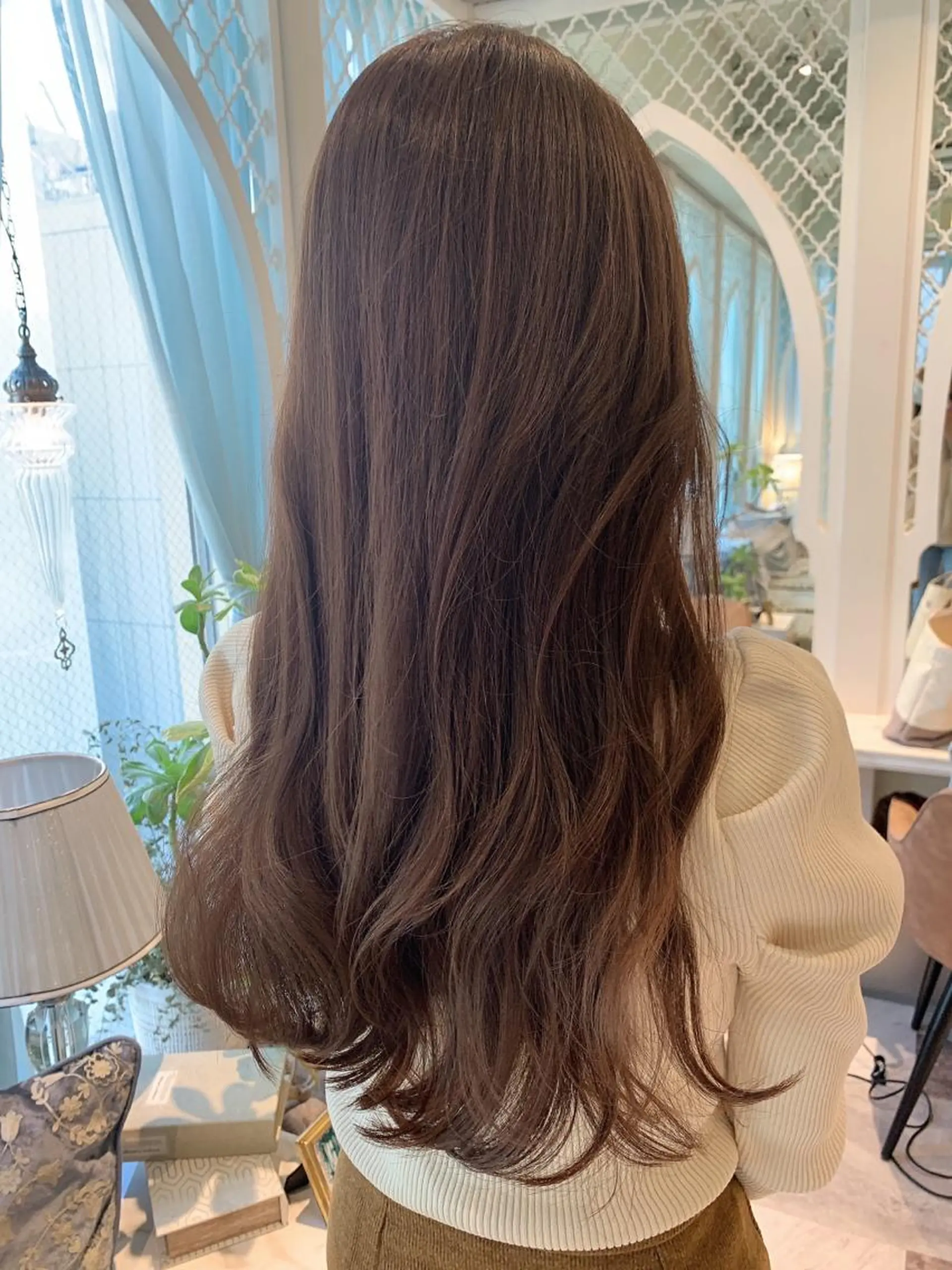 ロング カラー カット ヘアカラー トリートメント レイヤーカット/ 顔周り 五島巨幹のヘアスタイル